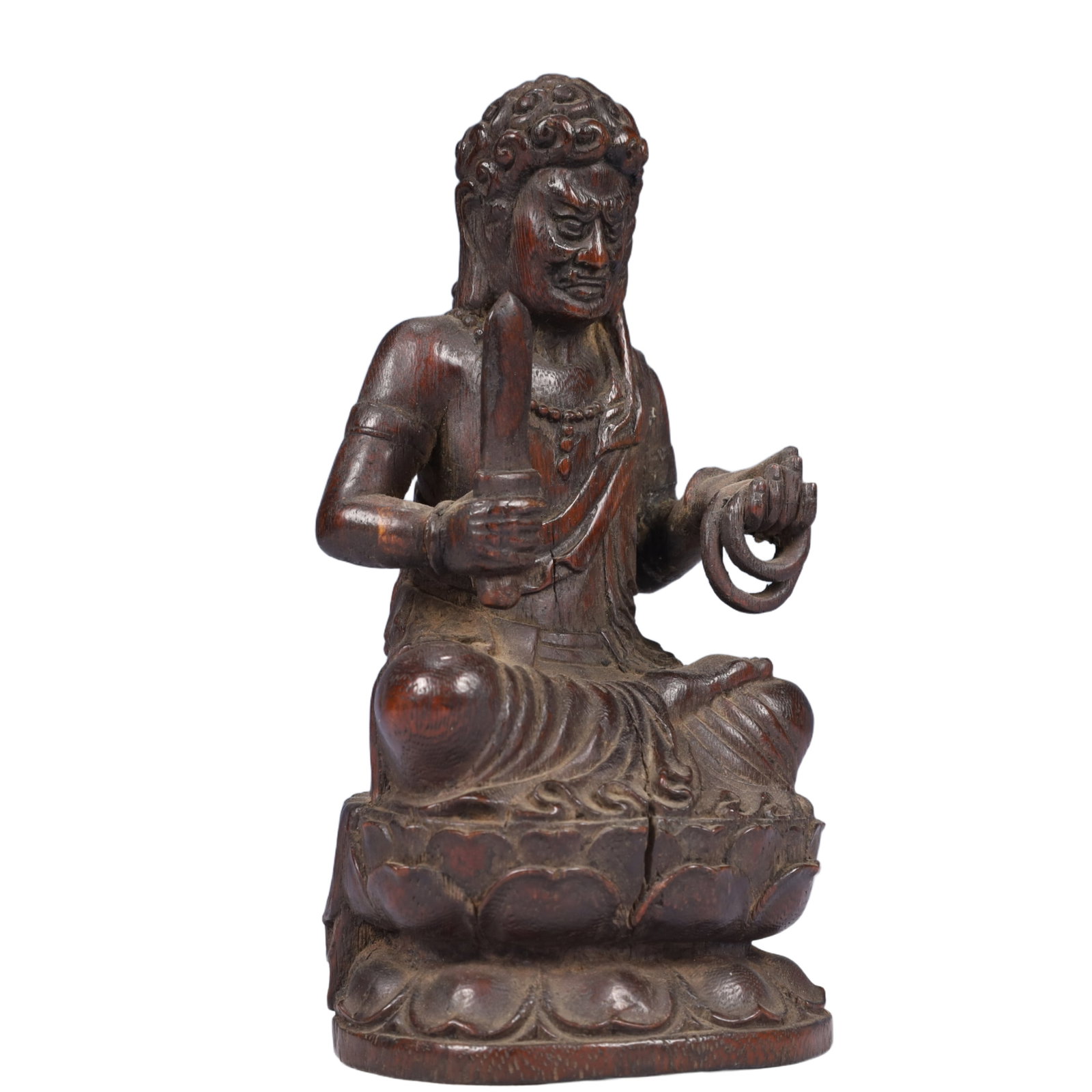An Exquisite Redwood Buddha Statue - 6