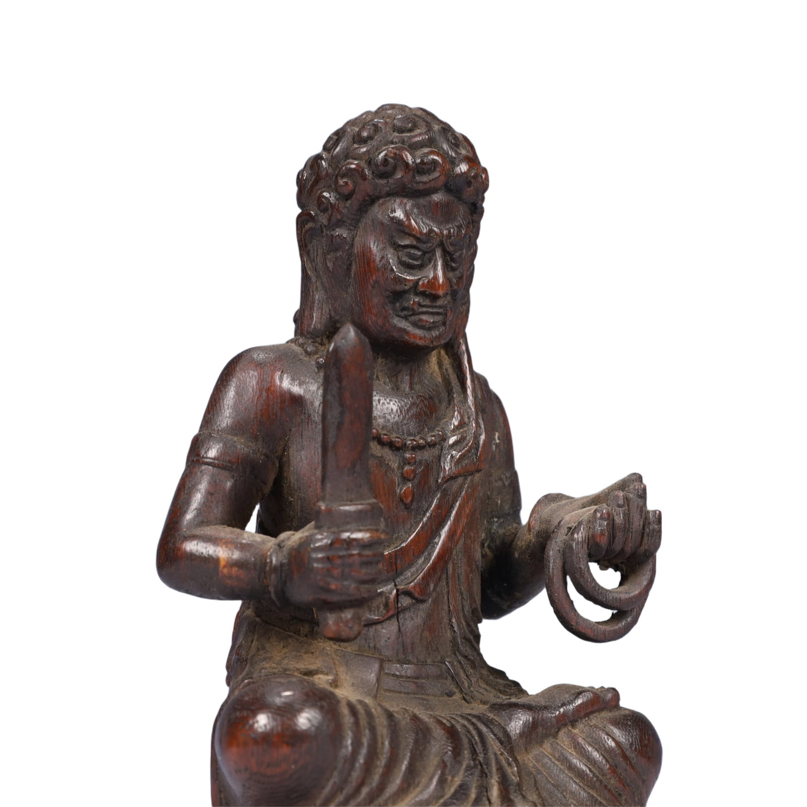 An Exquisite Redwood Buddha Statue - 7