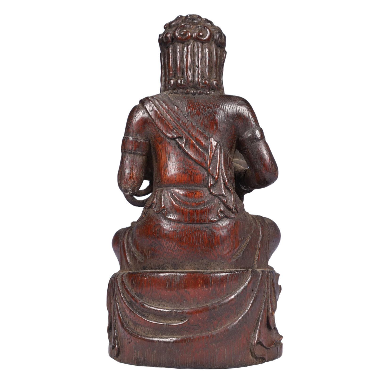 An Exquisite Redwood Buddha Statue - 9