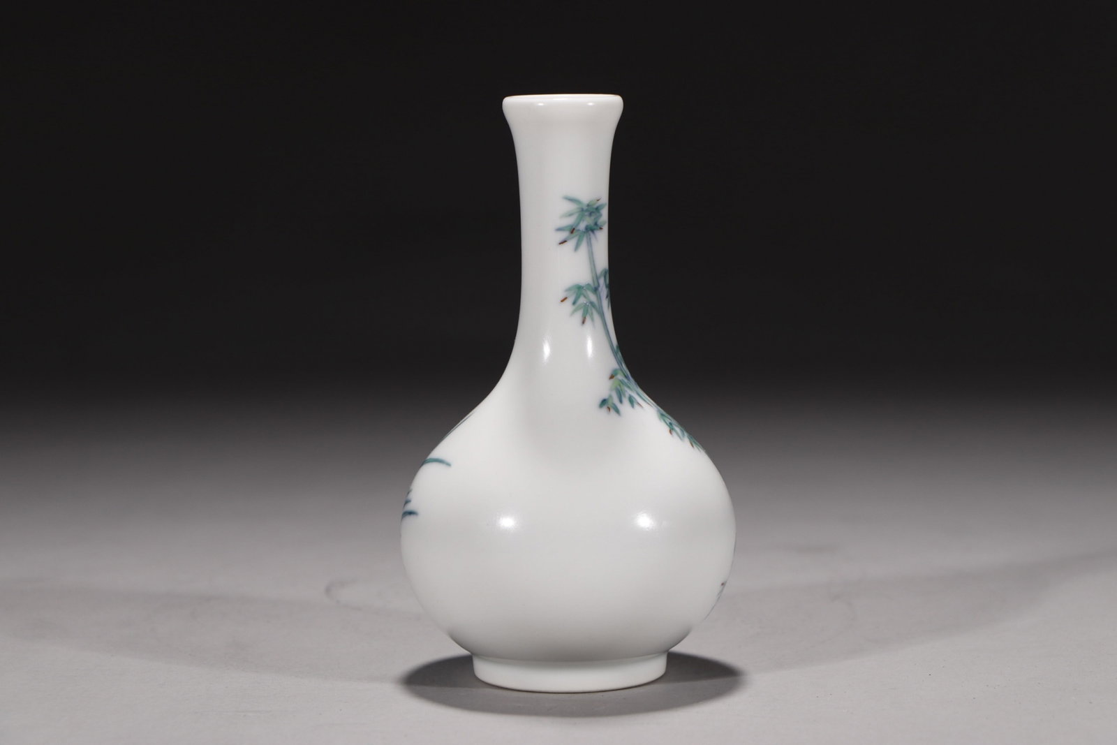 An Exquisite Doucai Bamboo Pattern Vase - 6