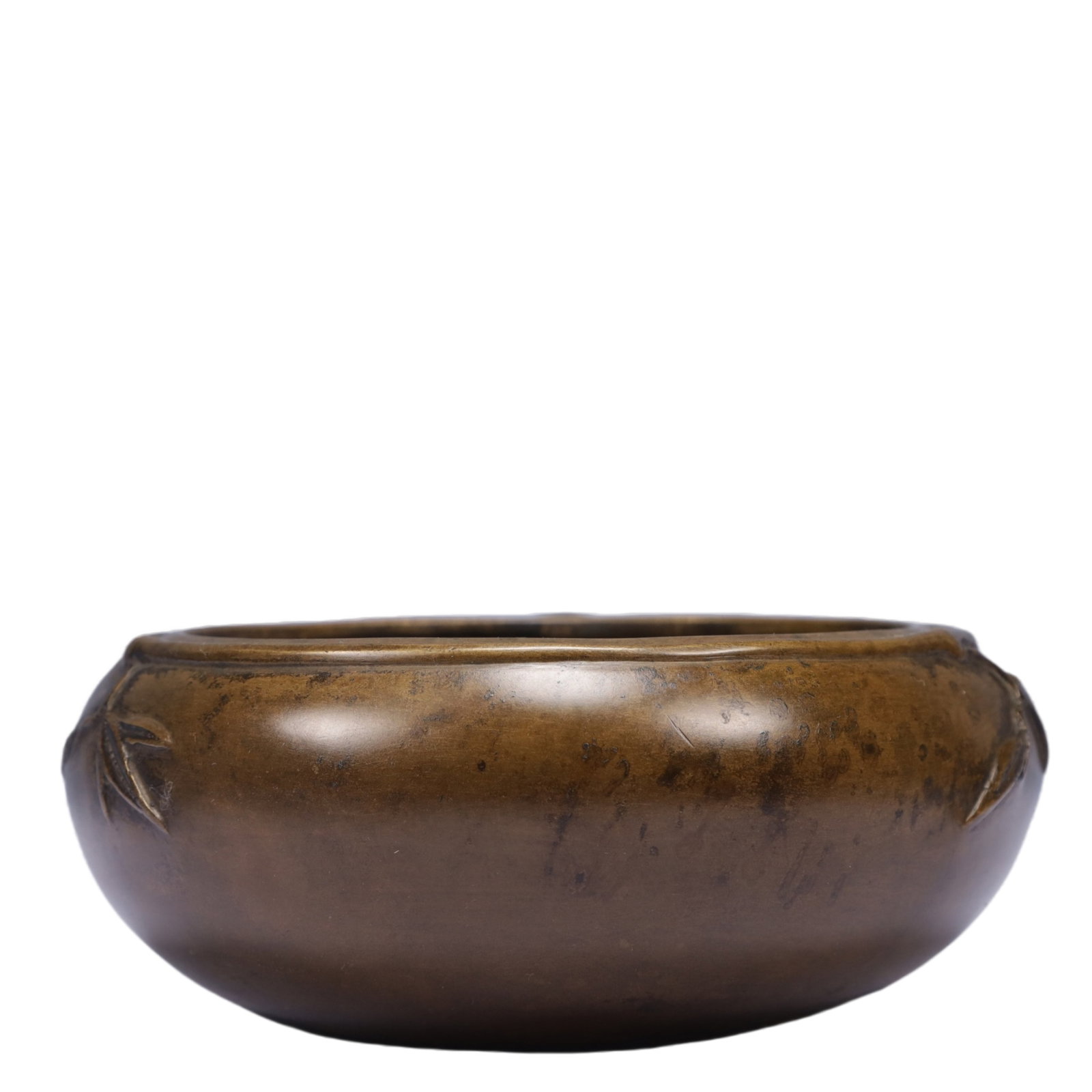 An Exquisite Bronze Bamboo Pattern Censer,Qing Dynasty, China,With Mark,Size:17cmx7cm,Weight:2000g