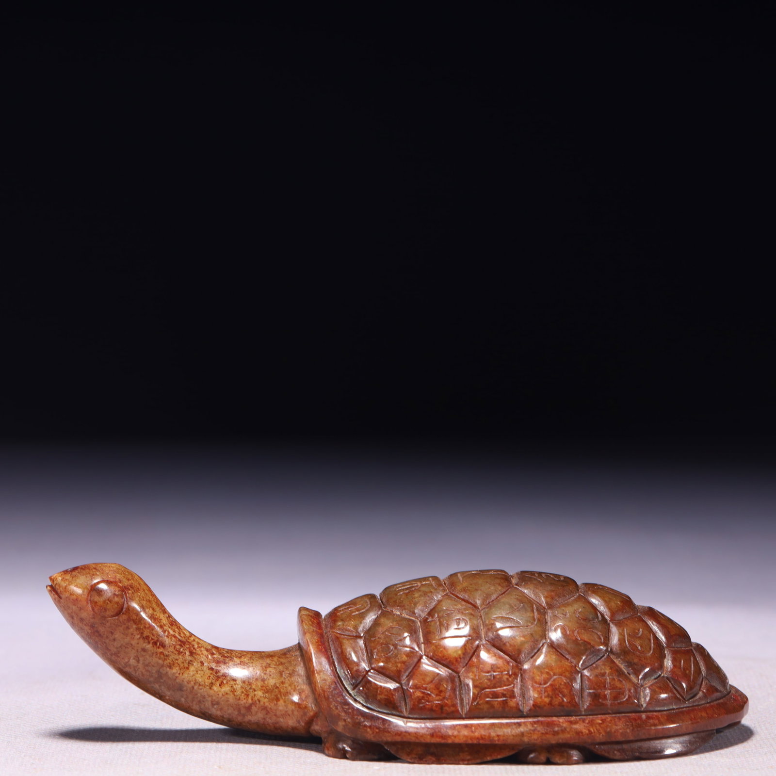 An Exquisite Archaic Jade Turtle Ornament (1 of 10)