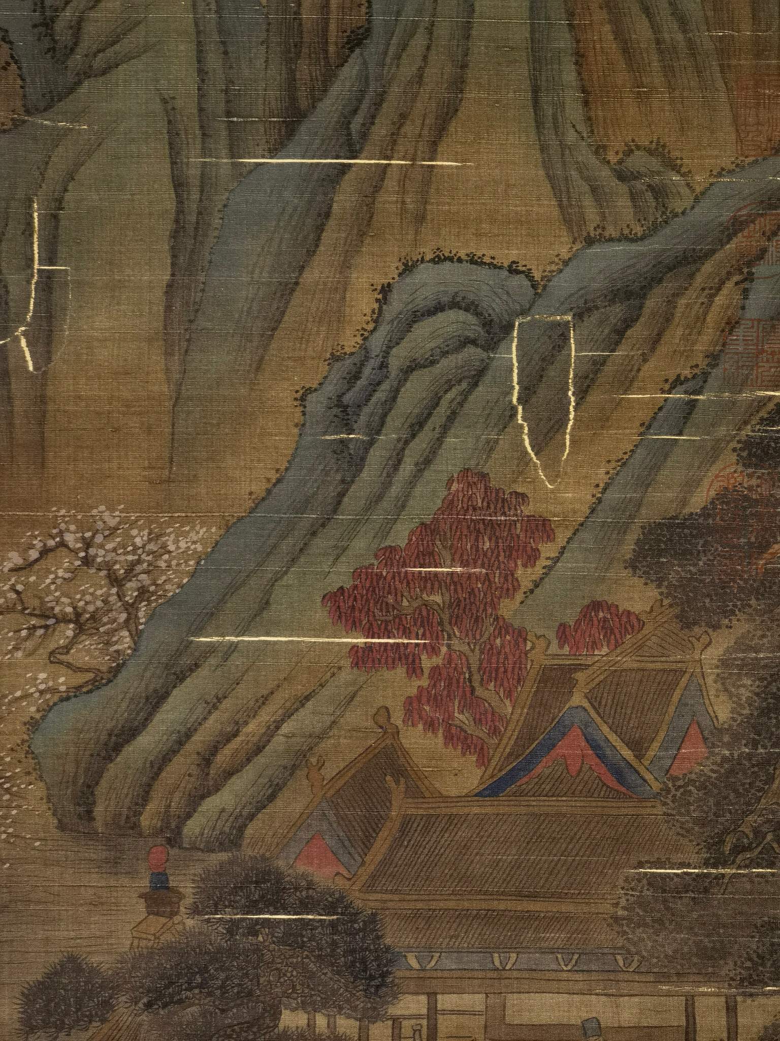 A Set of Chinese Hand Scroll Ink Painting of Landscape on Paper (1 of 20)
