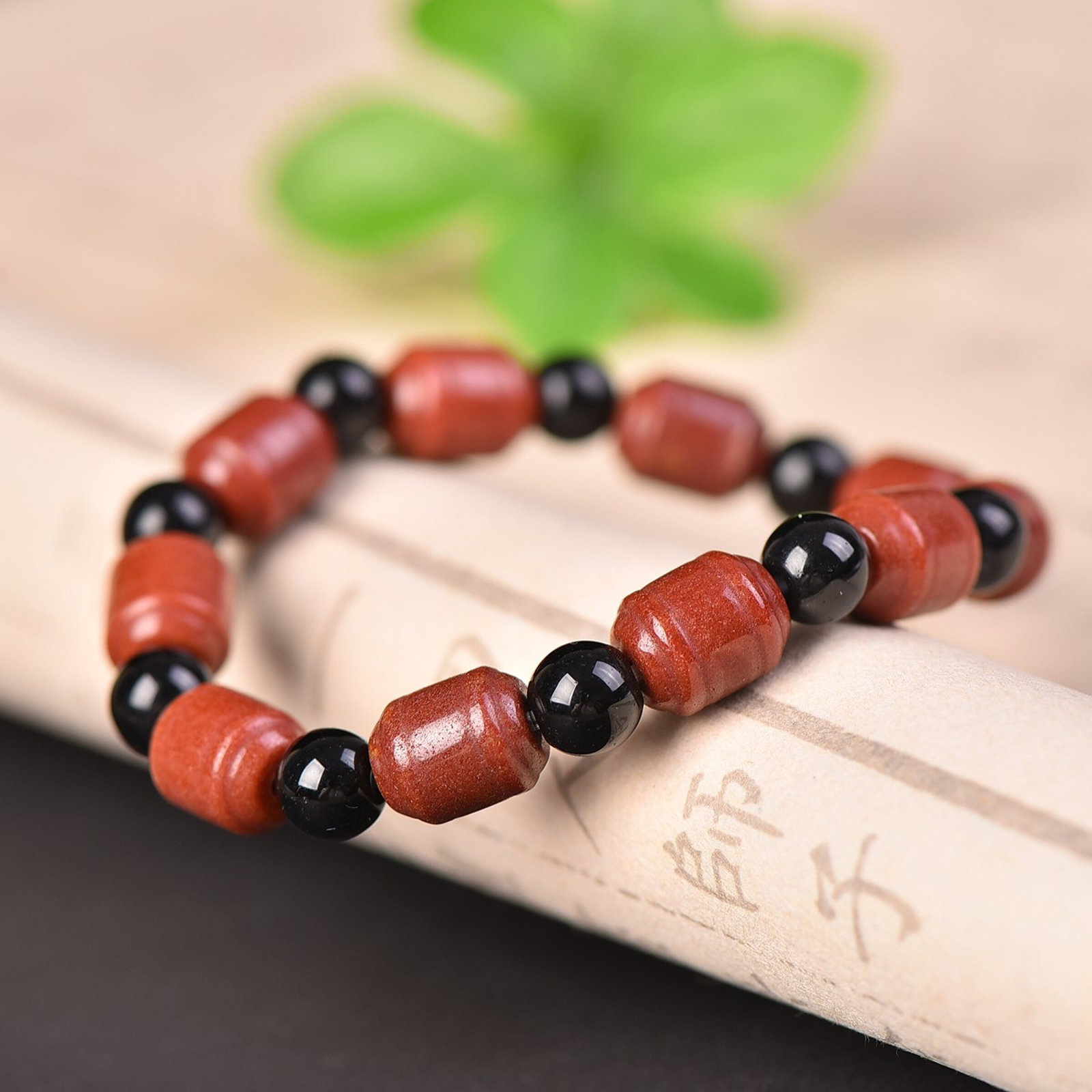 An Exquisite Red Jade Bracelets - 6
