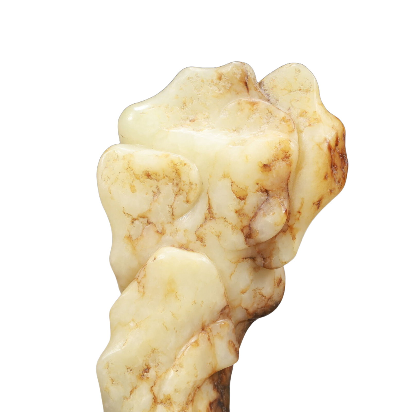 A Superb White Jade Boulder - 2