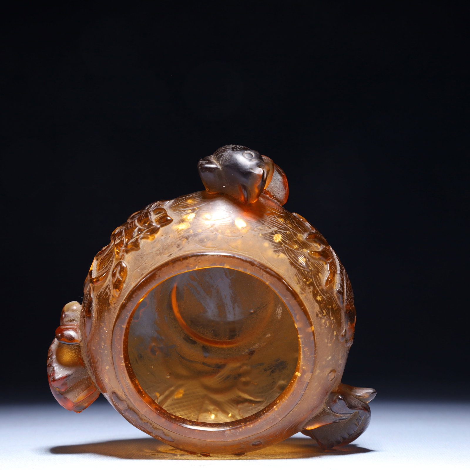 An Exquisite Glass Fish Pattern Jar - 7