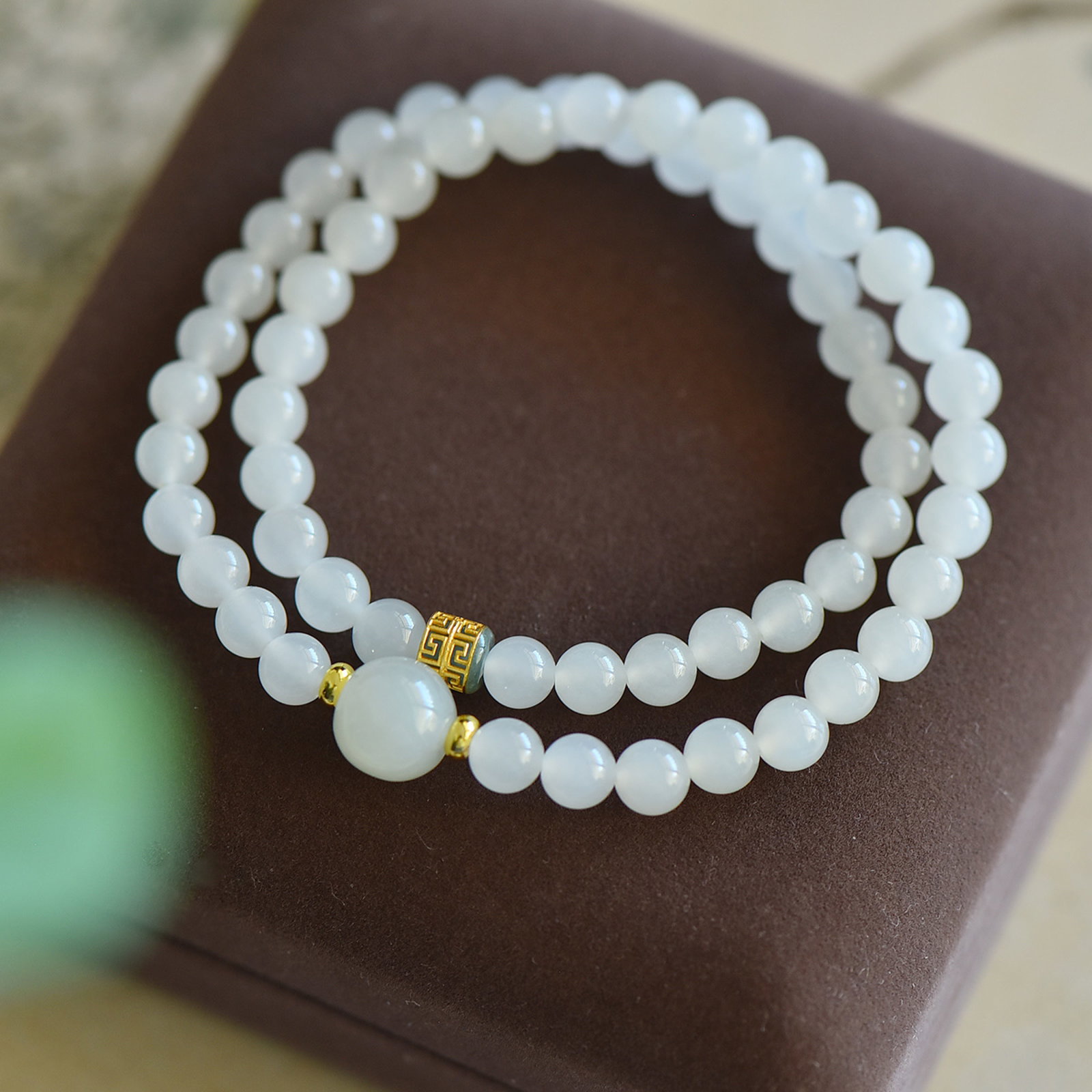 An Exquisite White Jade Bracelets - 4