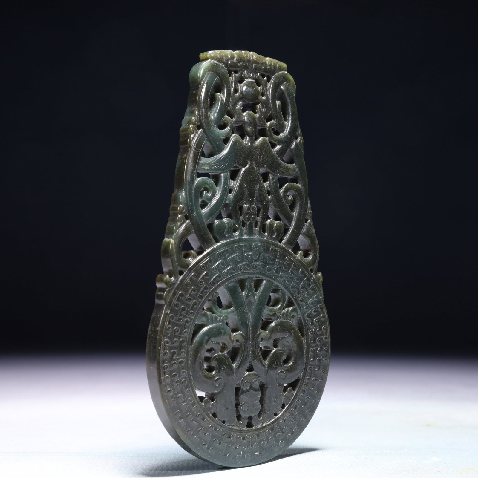 An Exquisite Jasper Figure Pattern Pendant - 5