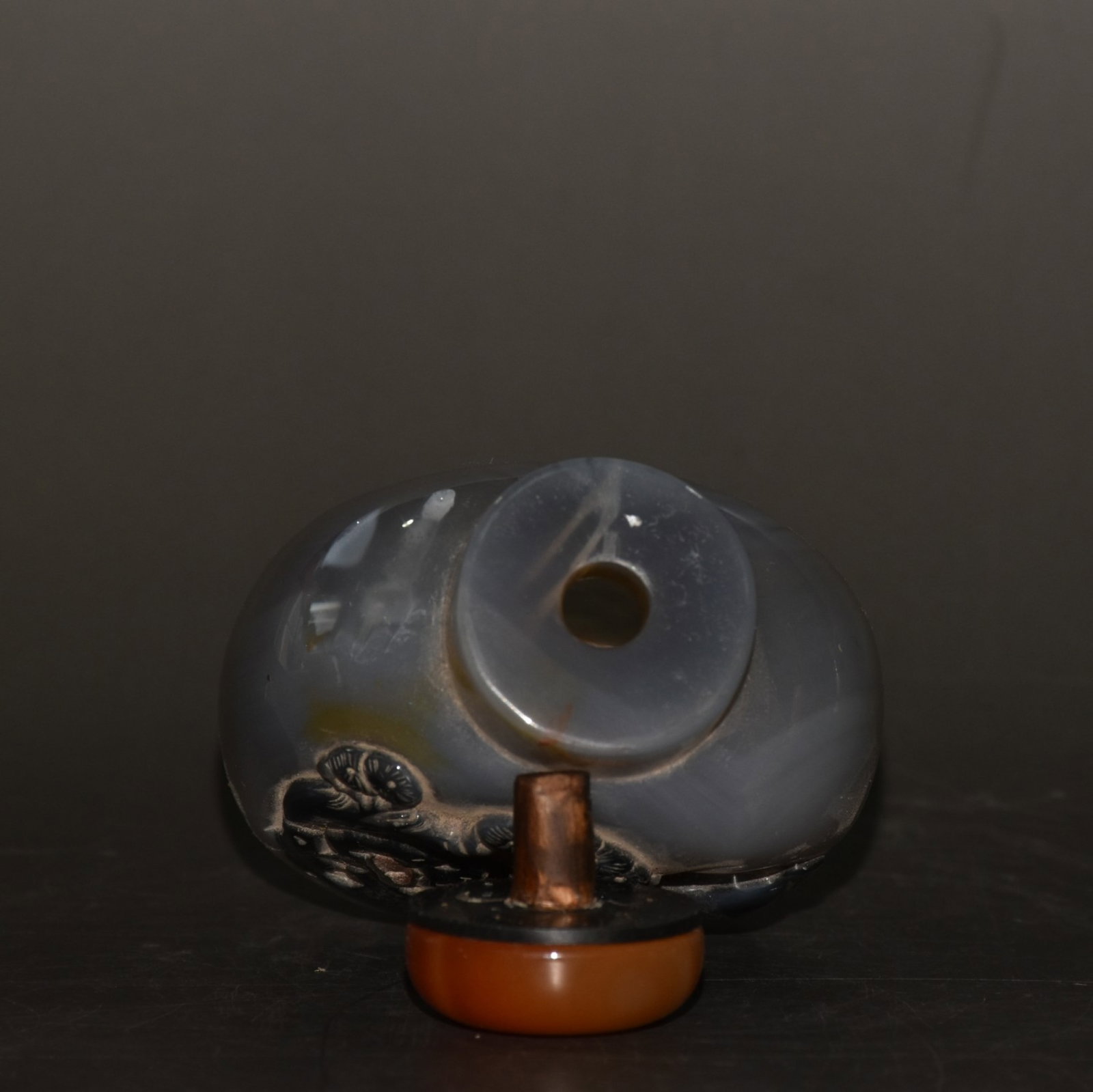 An Exquisite Agate Horse Pattern Snuff Bottle - 7