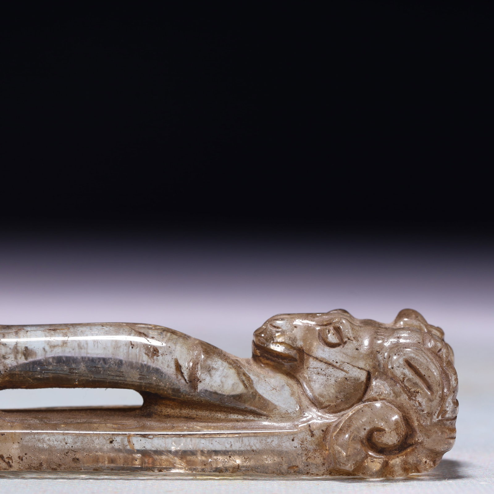 An Exquisite Crystal Sheep Pattern Ruyi - 2