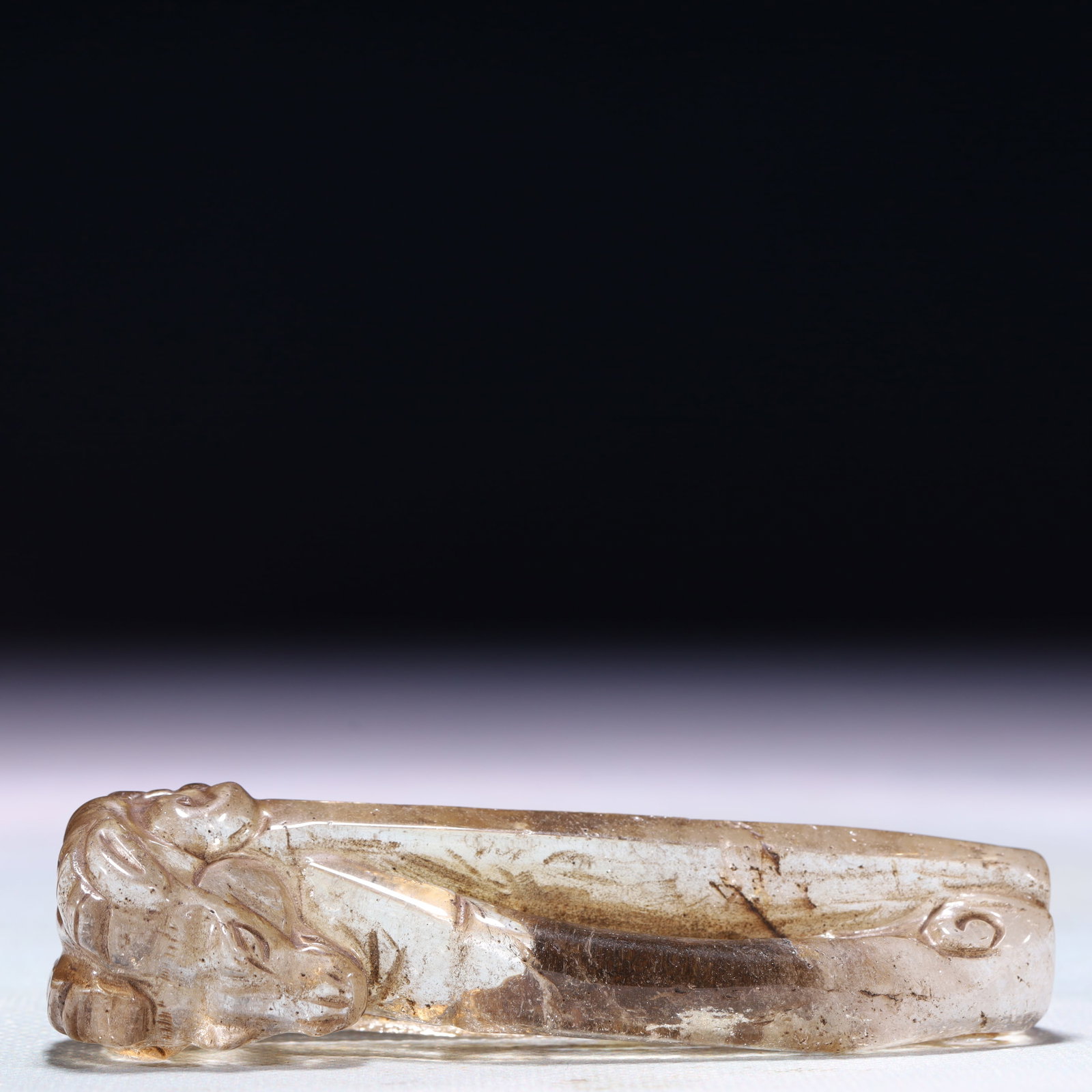 An Exquisite Crystal Sheep Pattern Ruyi - 7
