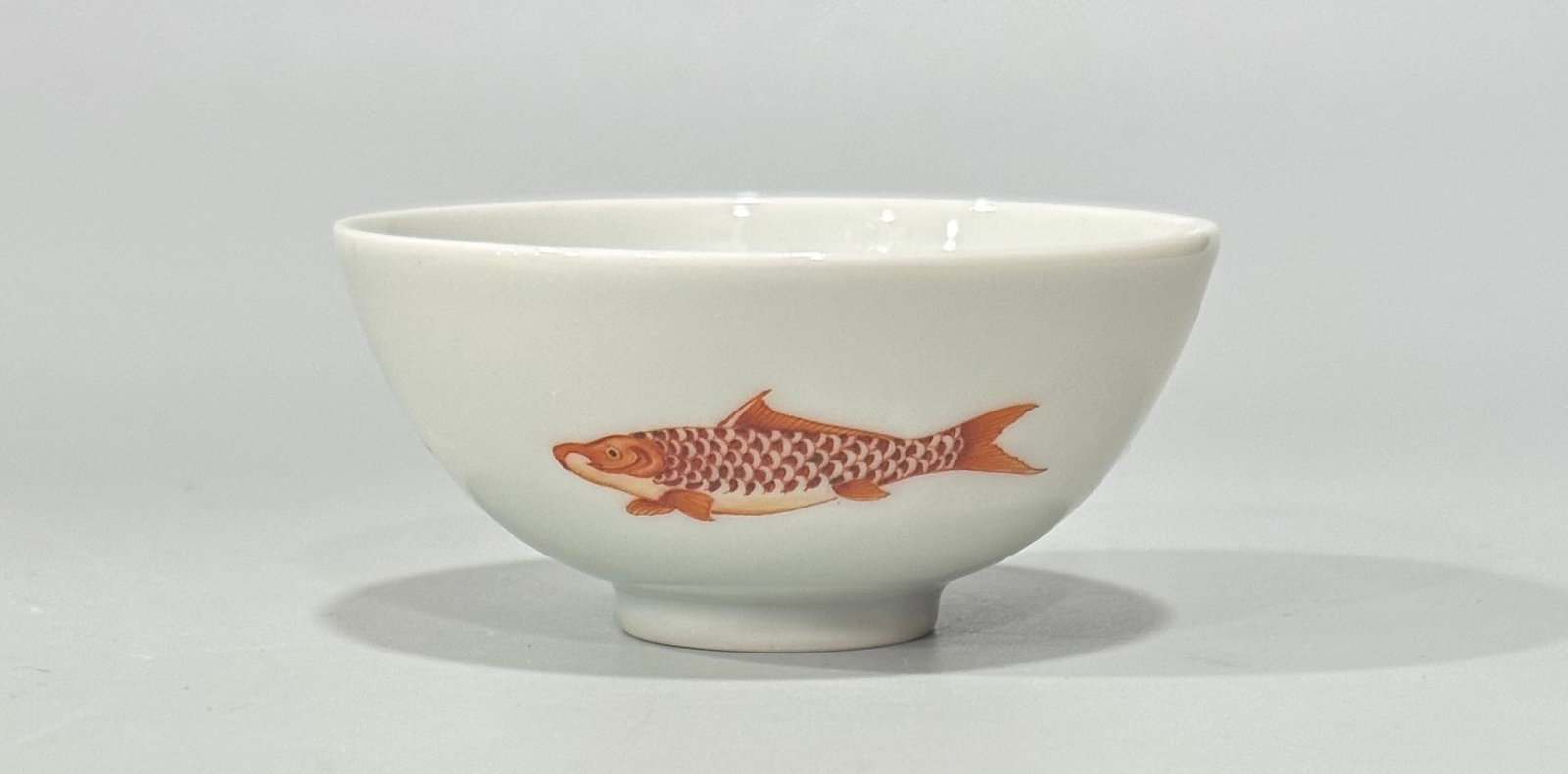 An Exquisite Iron-Red Fish Pattern Cup - 2