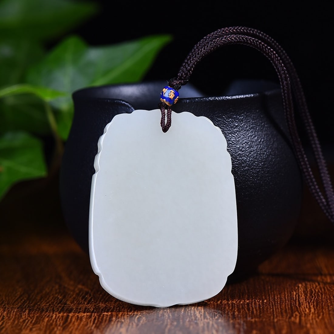An Exquisite White Jade Dragon Pattern Pendant - 5
