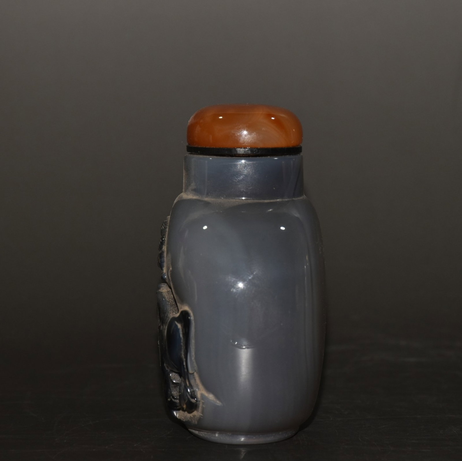 An Exquisite Agate Horse Pattern Snuff Bottle - 3
