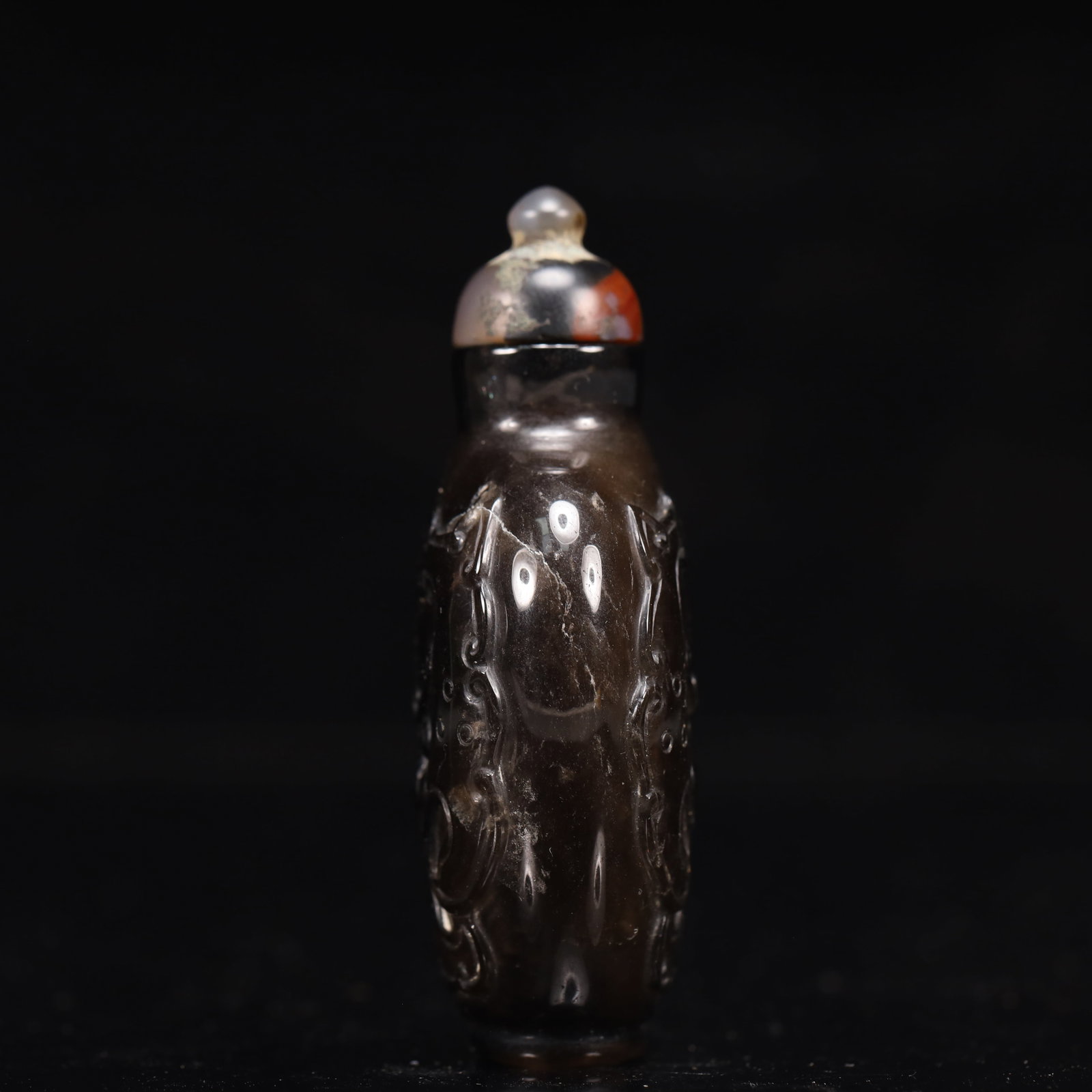 An Exquisite Agate Beast-Face Pattern Snuff Bottle - 6