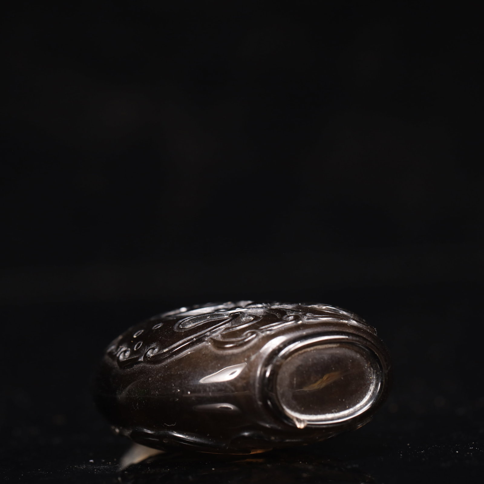 An Exquisite Agate Beast-Face Pattern Snuff Bottle - 9
