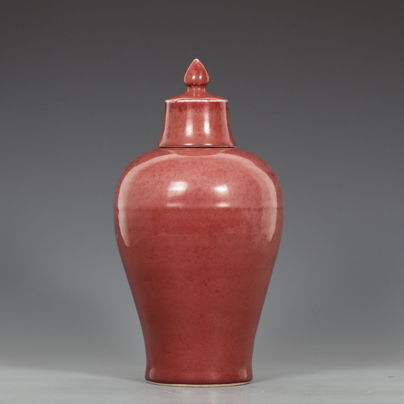 A Rare Ruby red-Glazed Bottle - 2