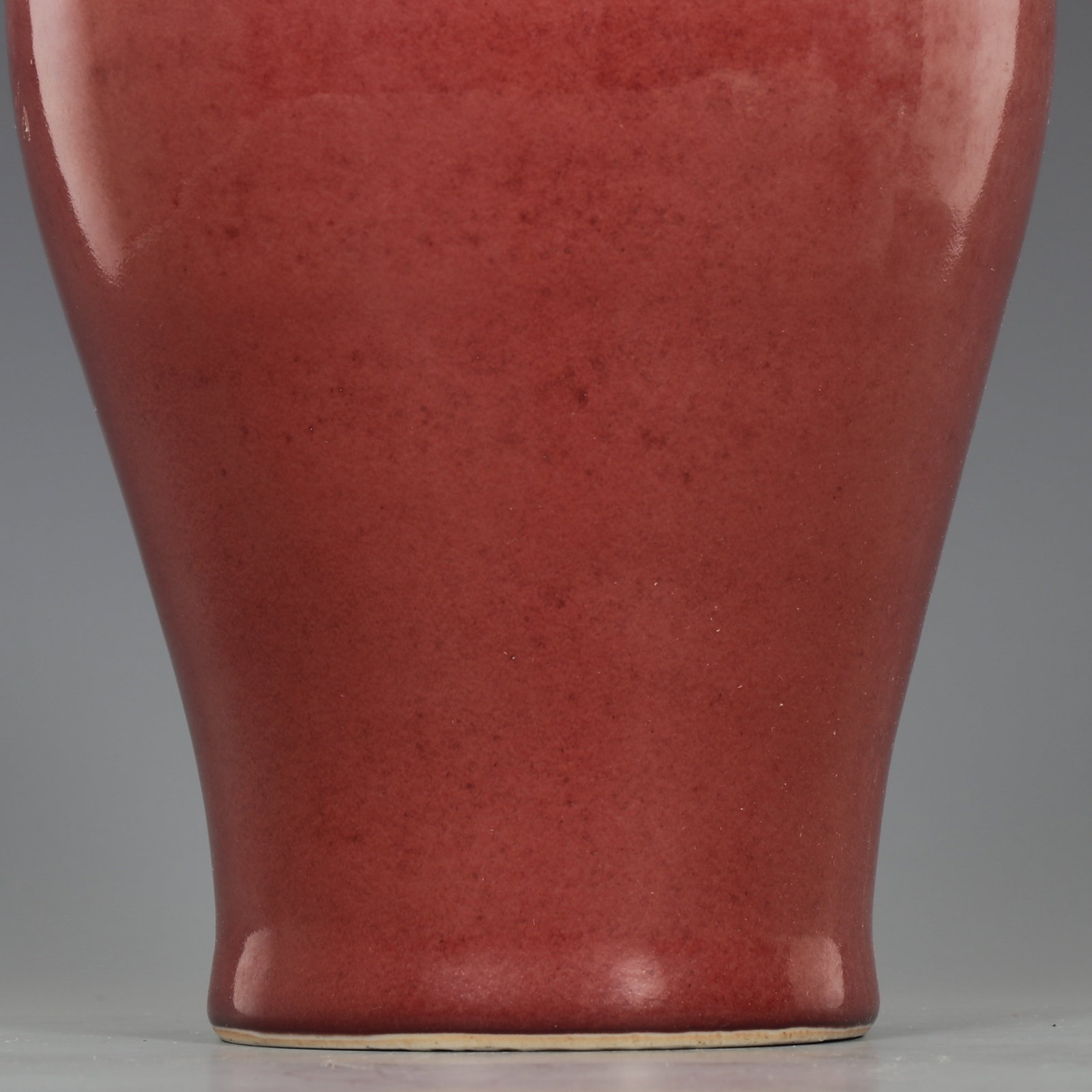 A Rare Ruby red-Glazed Bottle - 4