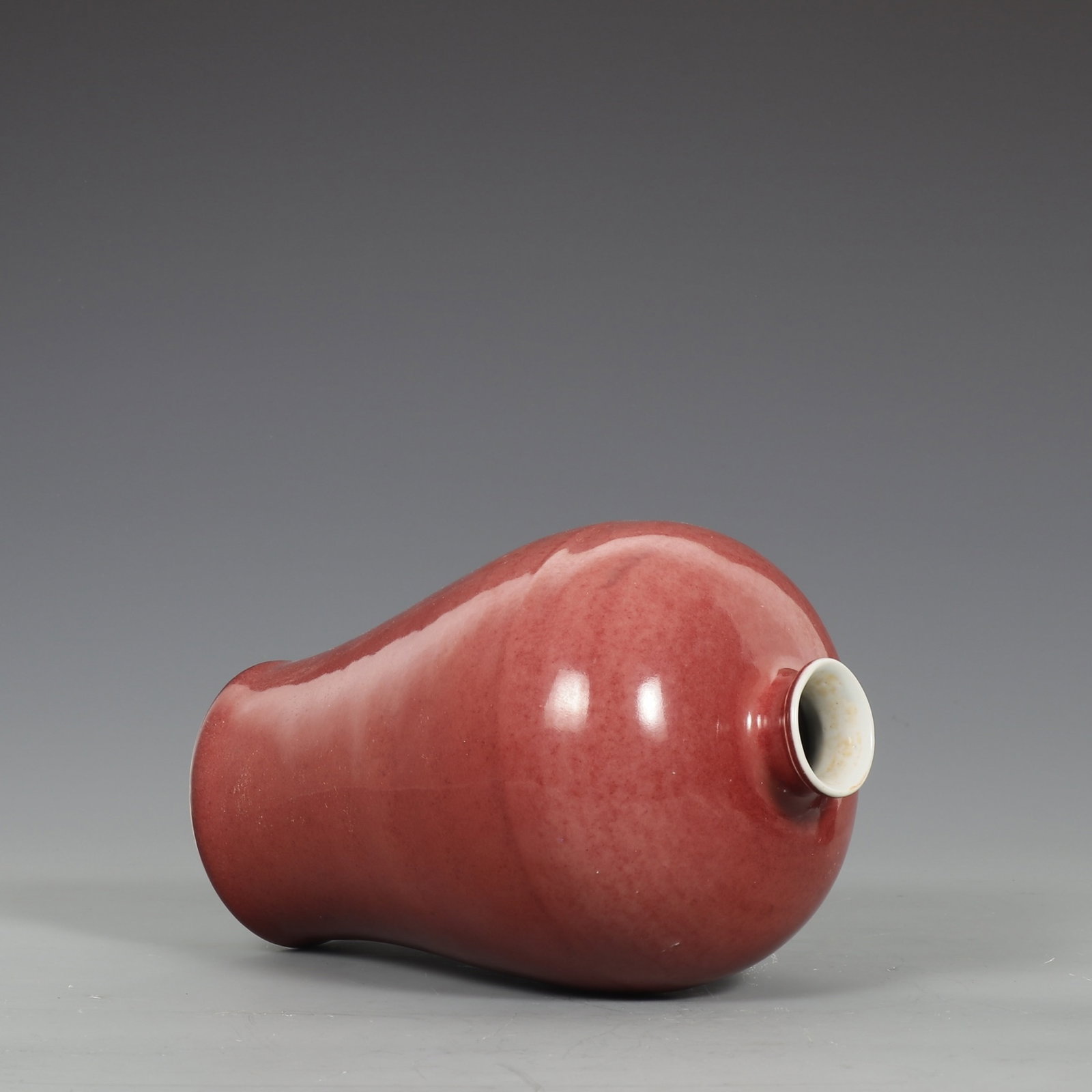 A Rare Ruby red-Glazed Bottle - 7