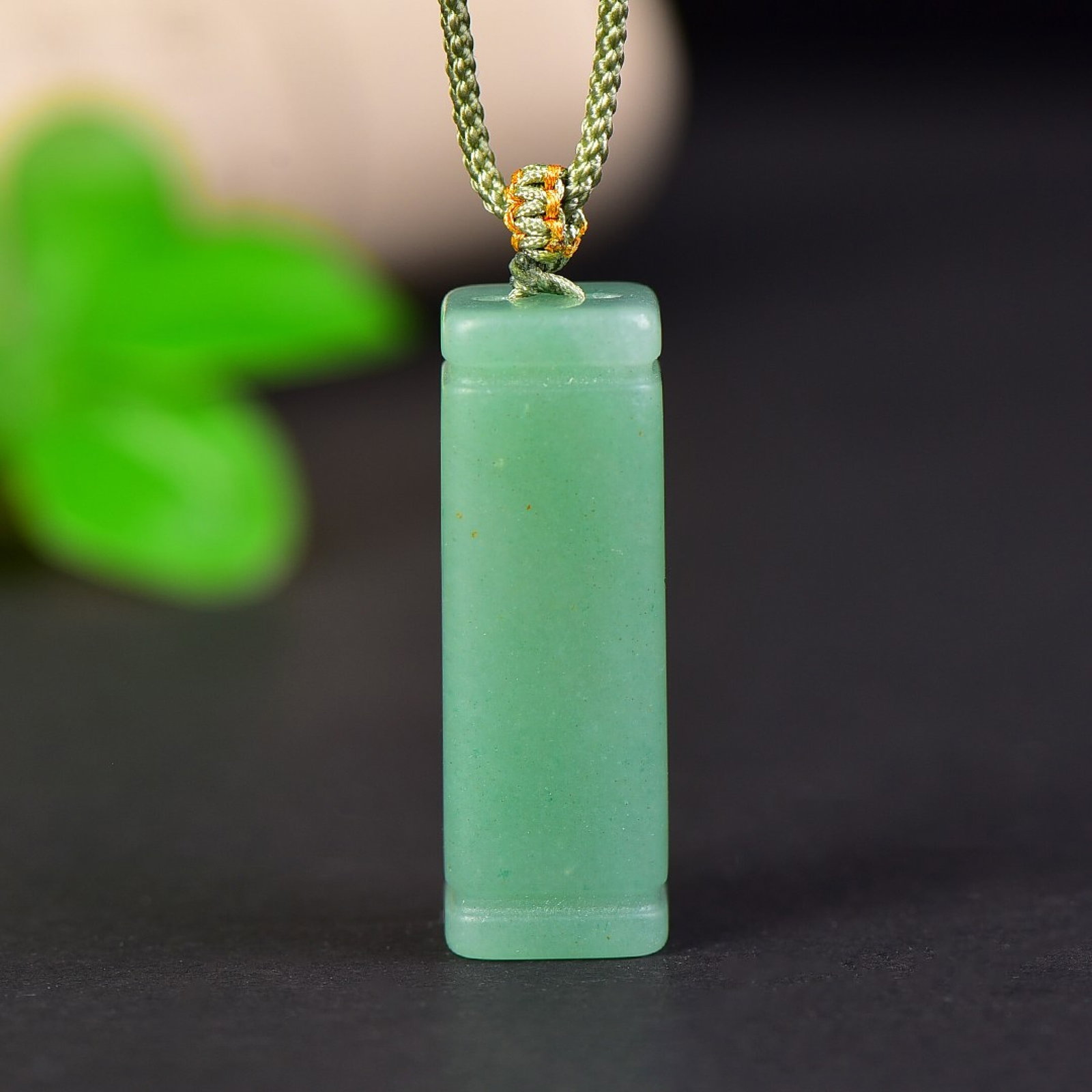 An Exquisite Greenish Jade Pendant: An Exquisite Greenish Jade Pendant,Size:13mmx41mm 青玉挂件