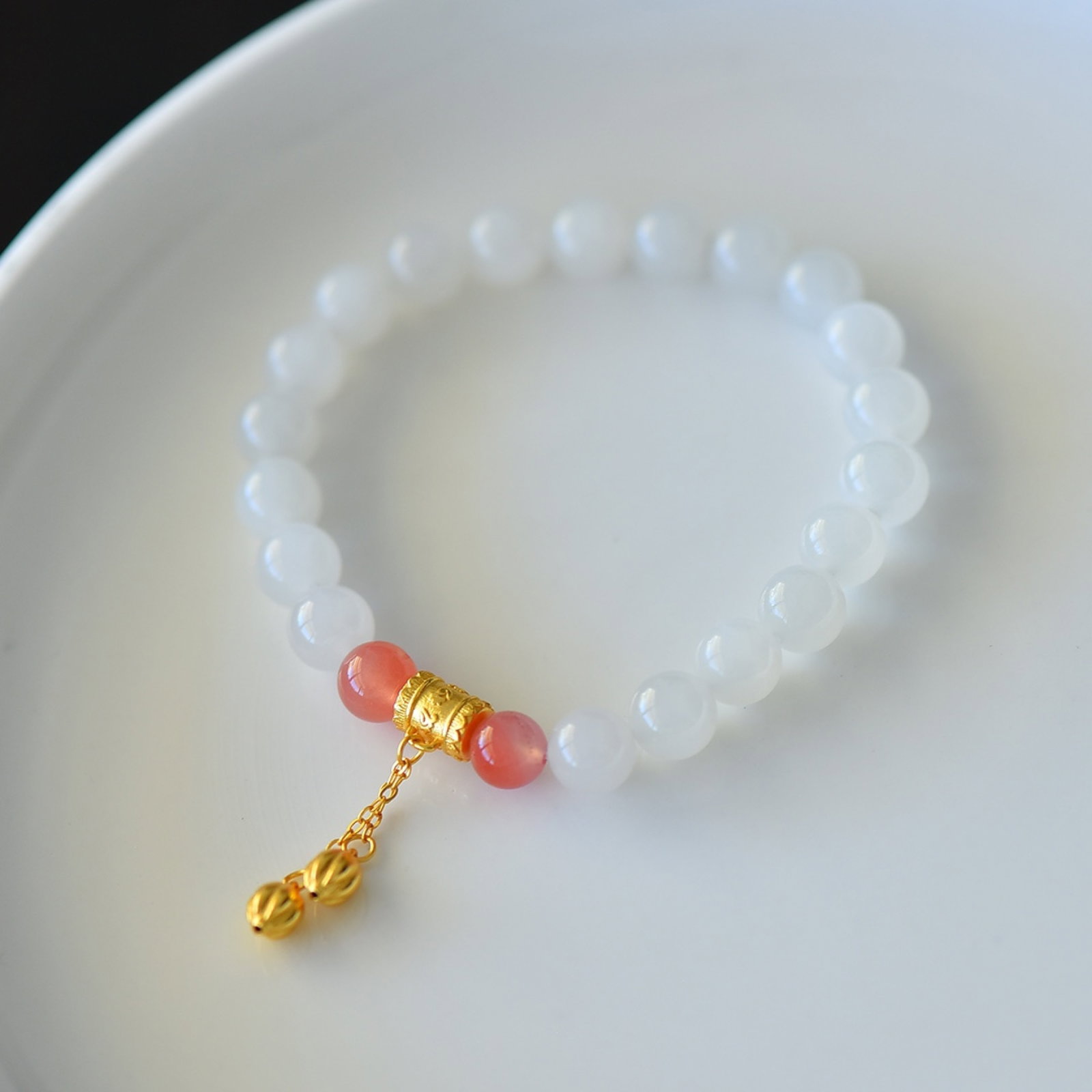 An Exquisite White Jade Bracelets - 5