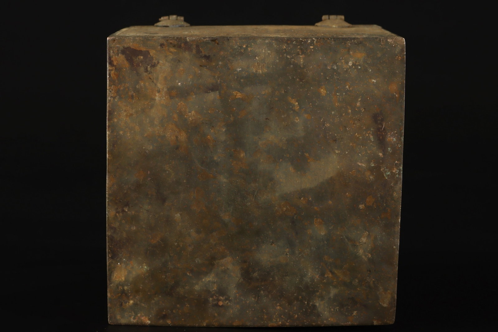 An Exquisite Bronze Lotus Pattern Box - 9