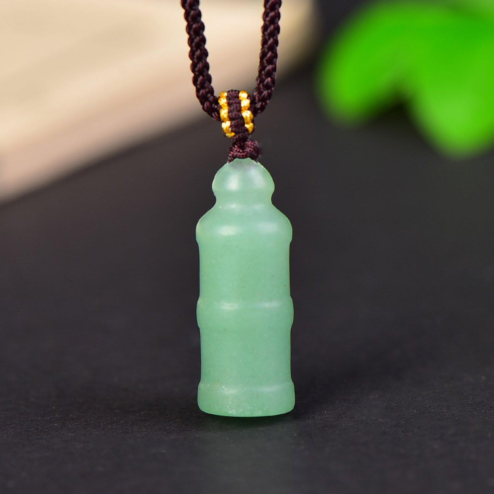 An Exquisite Greenish Jade Pendant: An Exquisite Greenish Jade Pendant,Size:11mmx29mm 青玉挂件