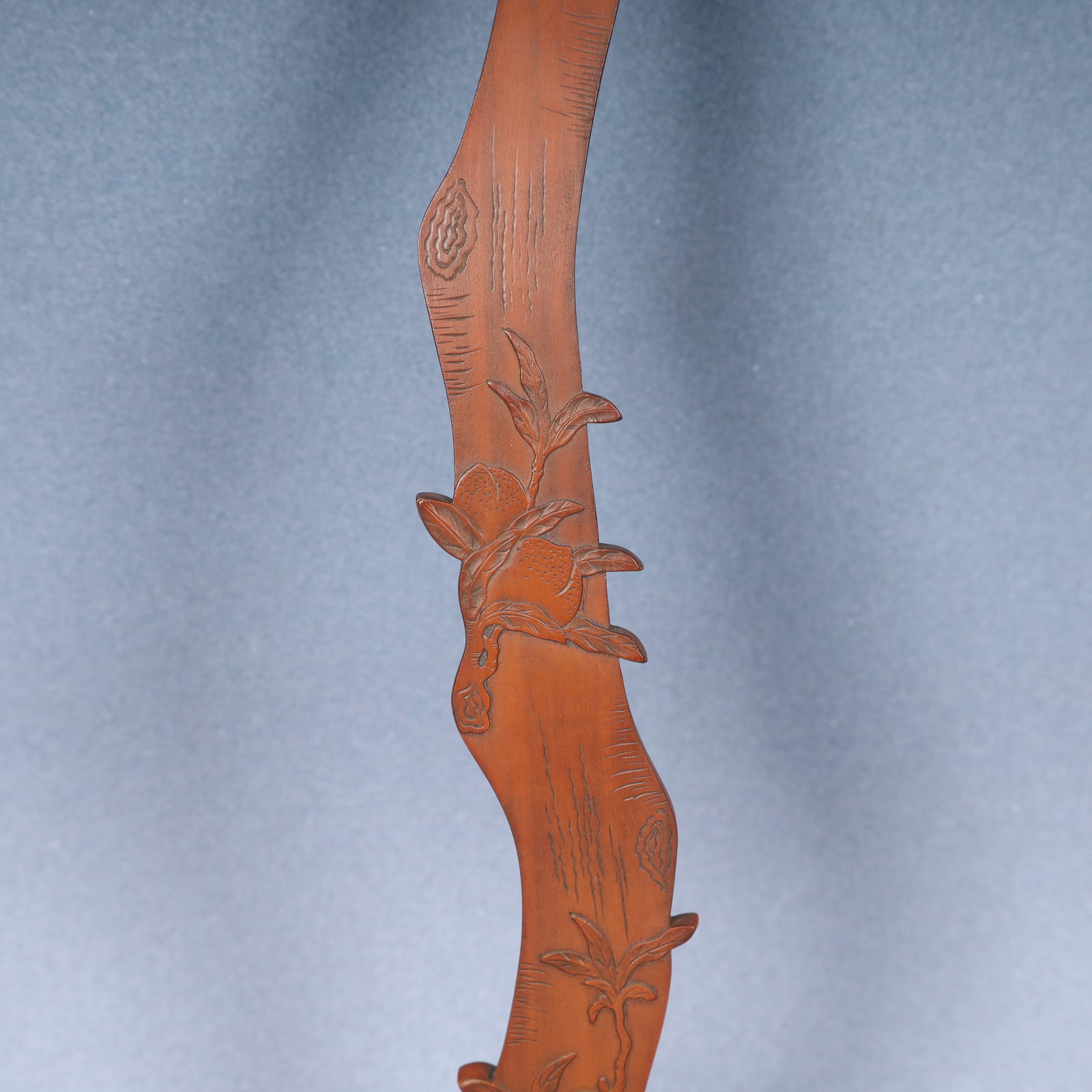 A Rare Bamboo Peach Pattern Ruyi - 4