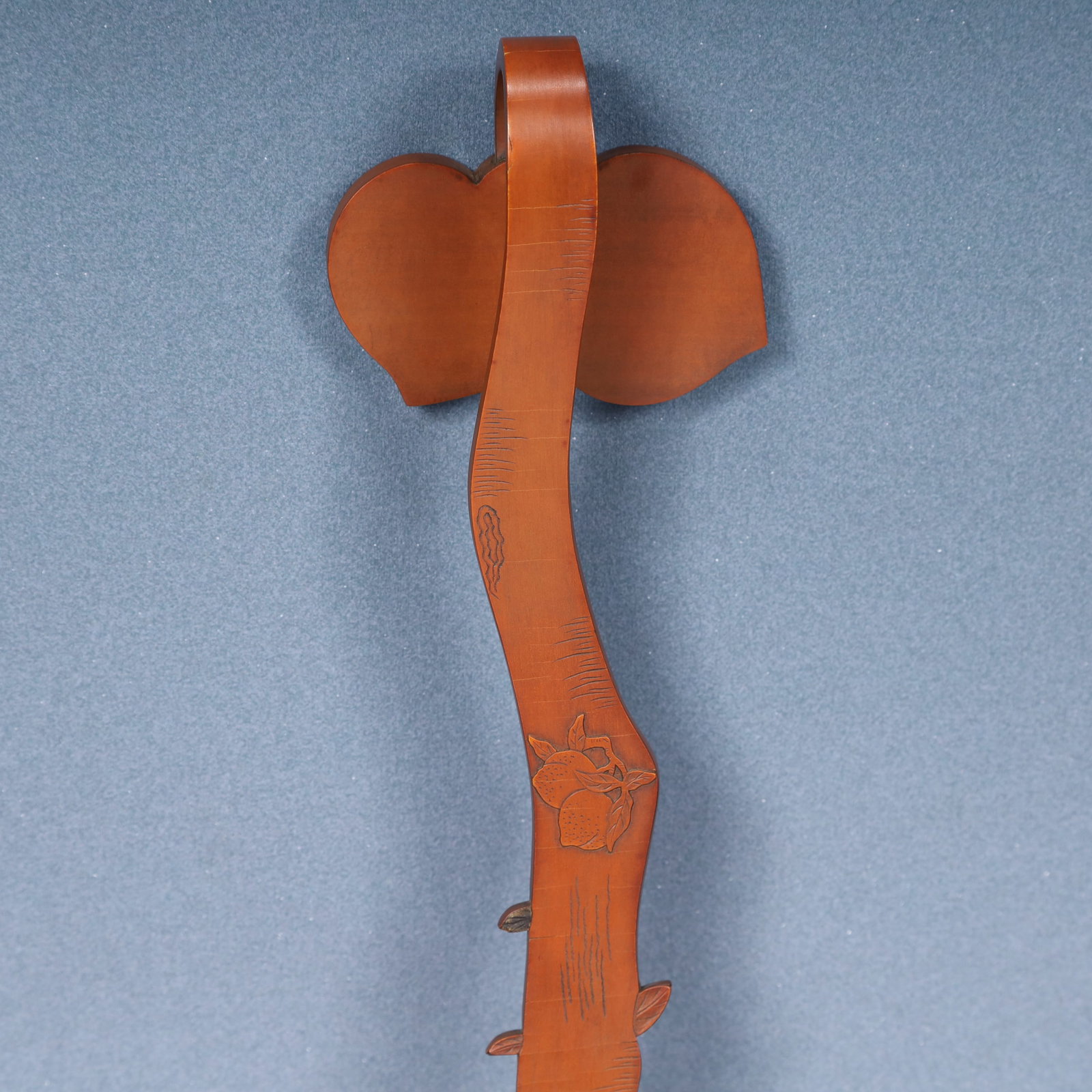 A Rare Bamboo Peach Pattern Ruyi - 7