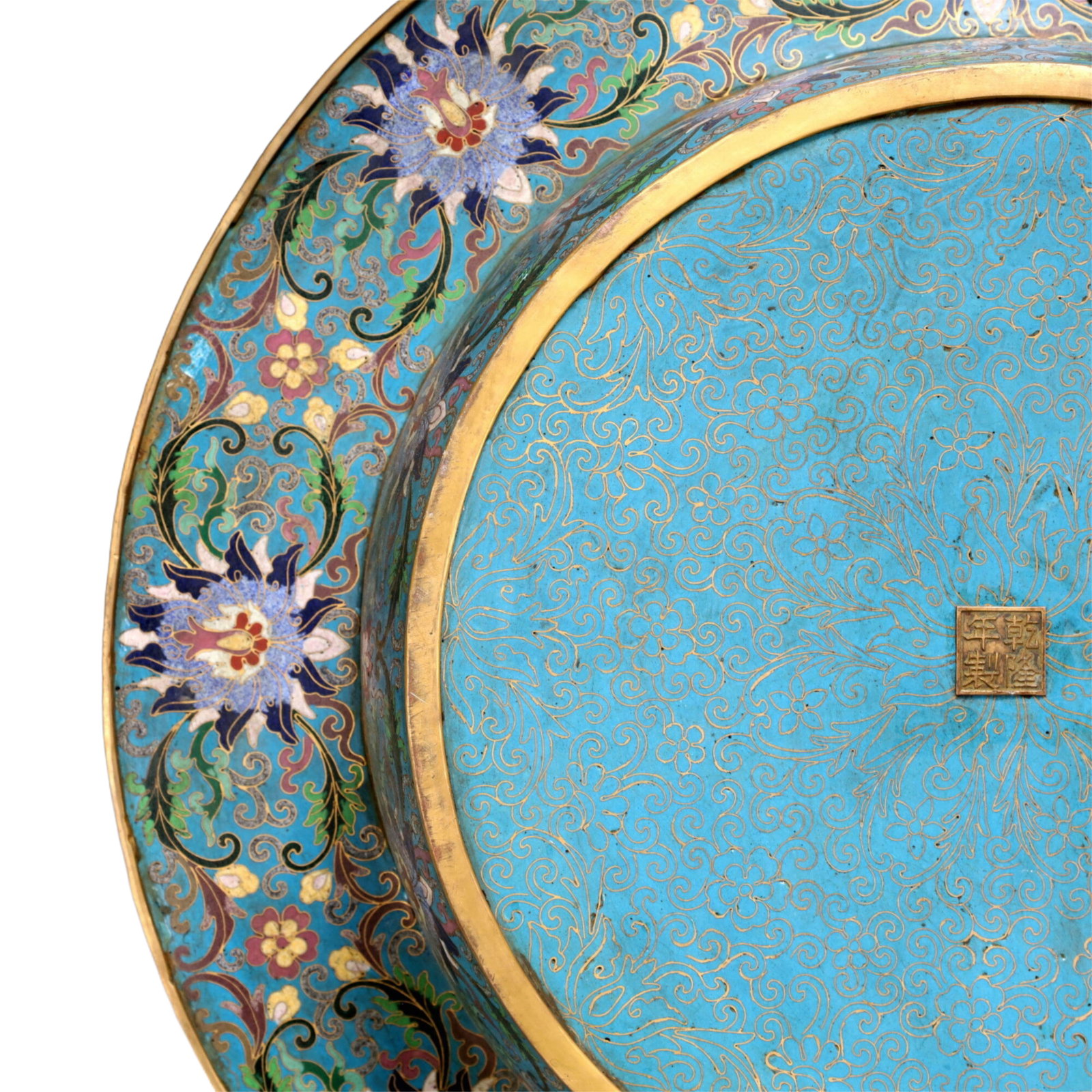 A Exquisite Cloisonne Lotus Pattern Dragon Pattern Box - 12
