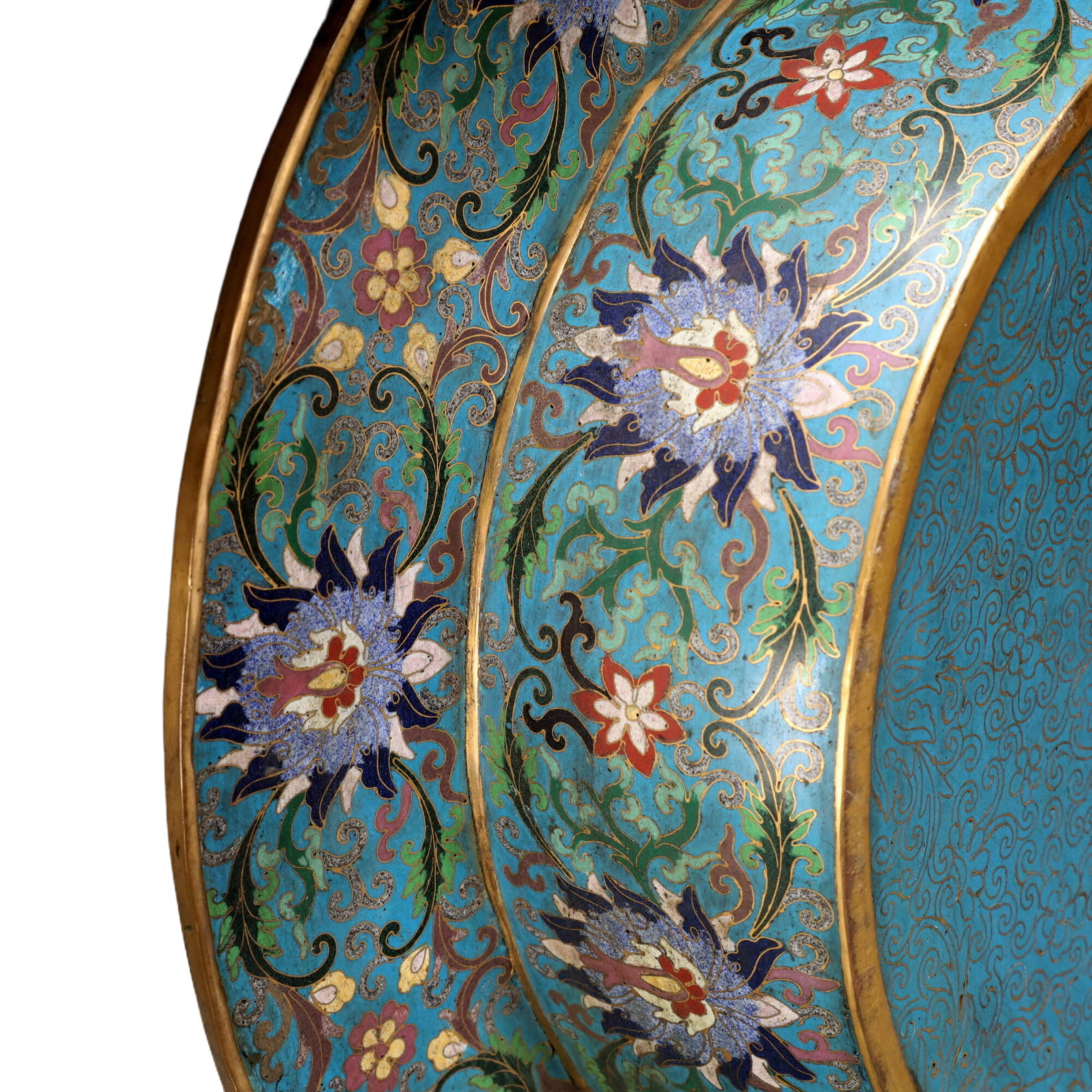 A Exquisite Cloisonne Lotus Pattern Dragon Pattern Box - 8