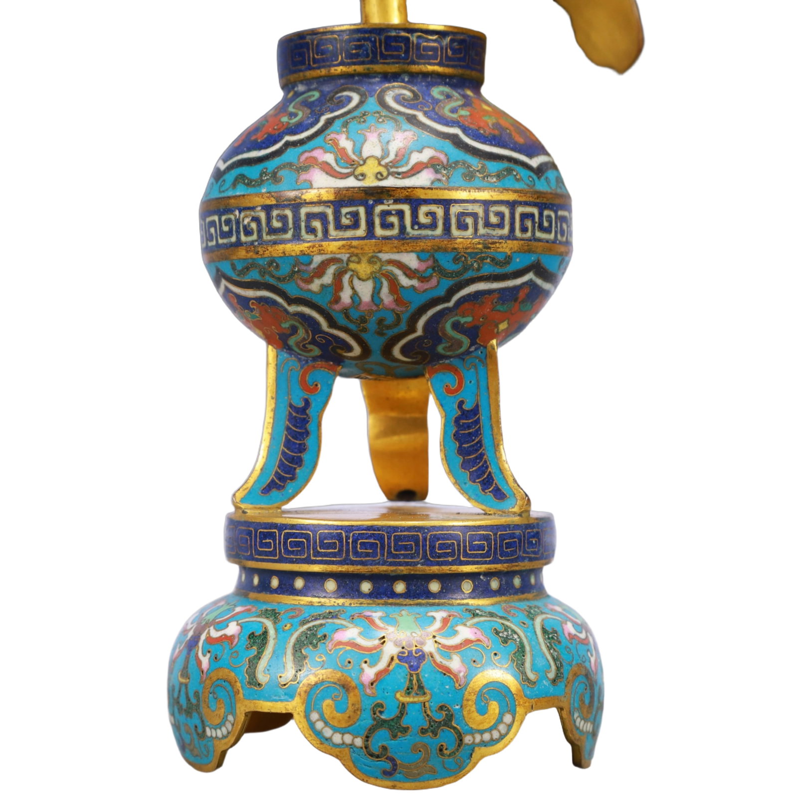 An Exquisite Cloisonne Eagle Ornament - 11