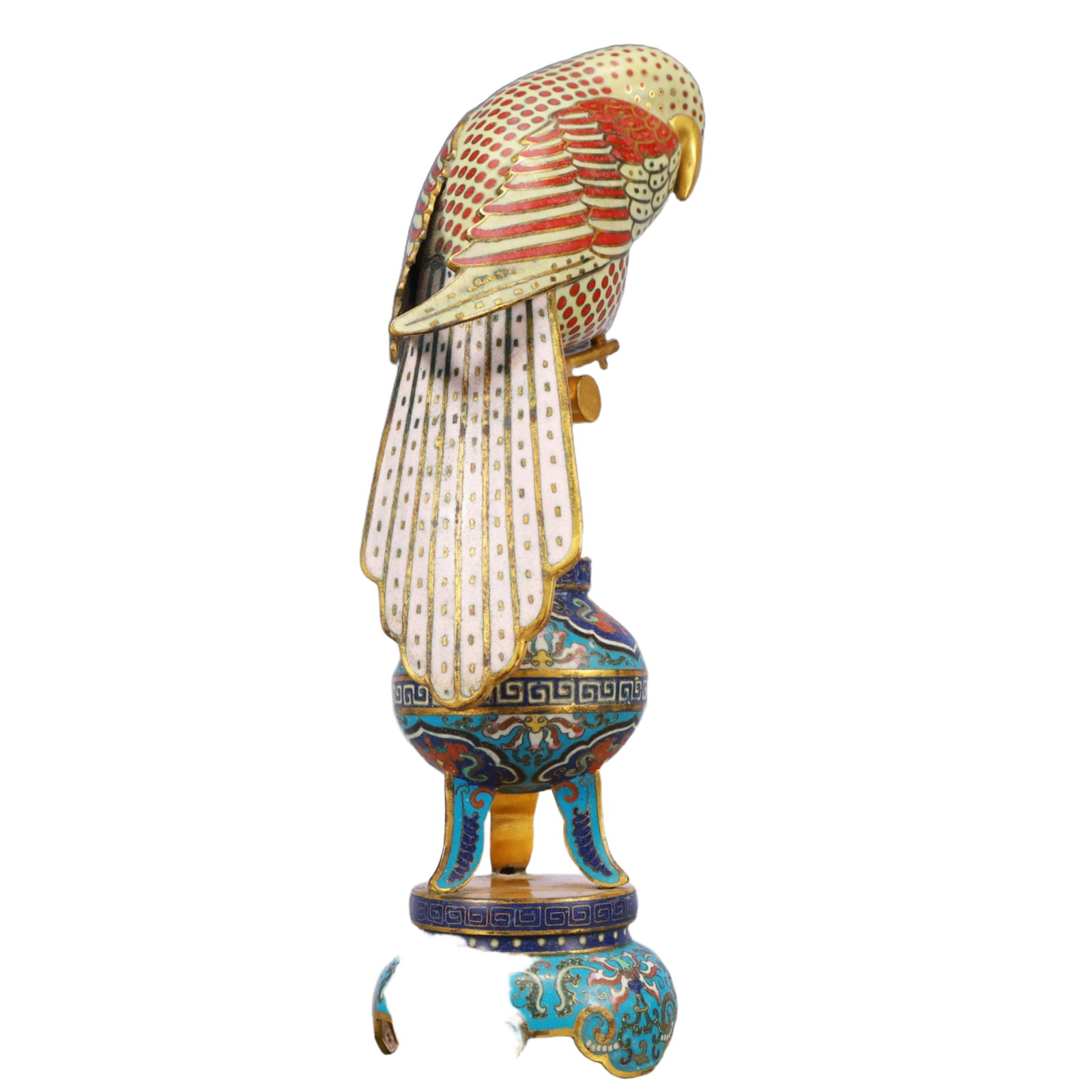 An Exquisite Cloisonne Eagle Ornament - 4