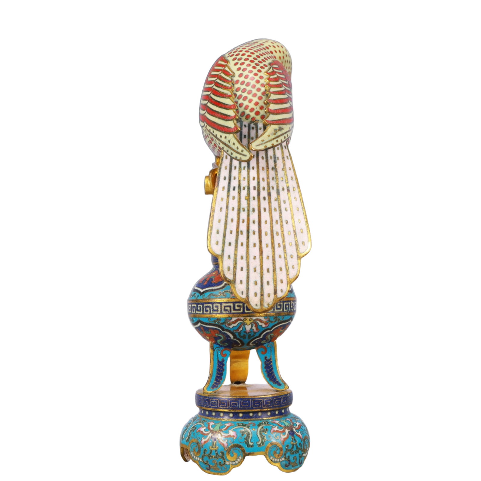 An Exquisite Cloisonne Eagle Ornament - 5