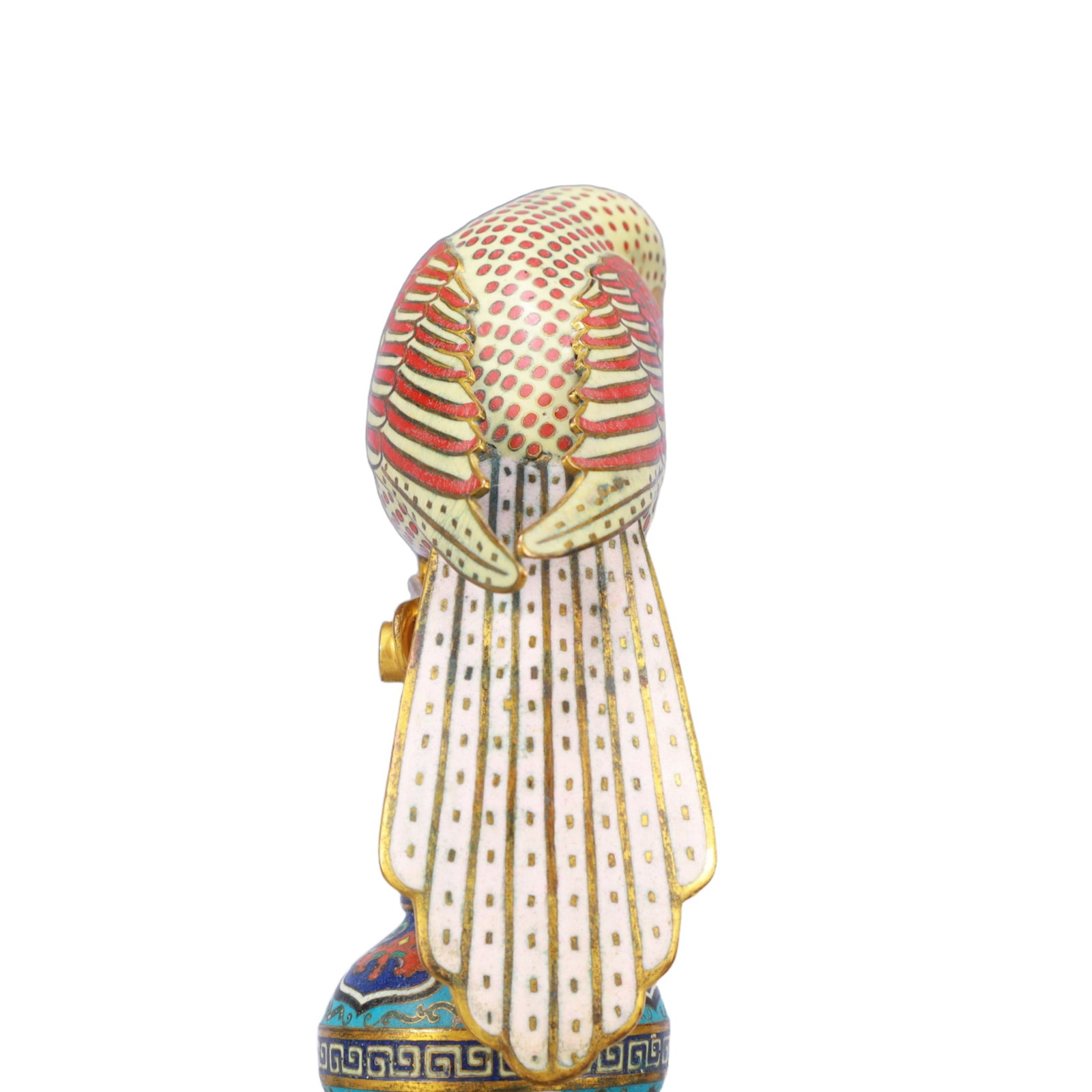An Exquisite Cloisonne Eagle Ornament - 6