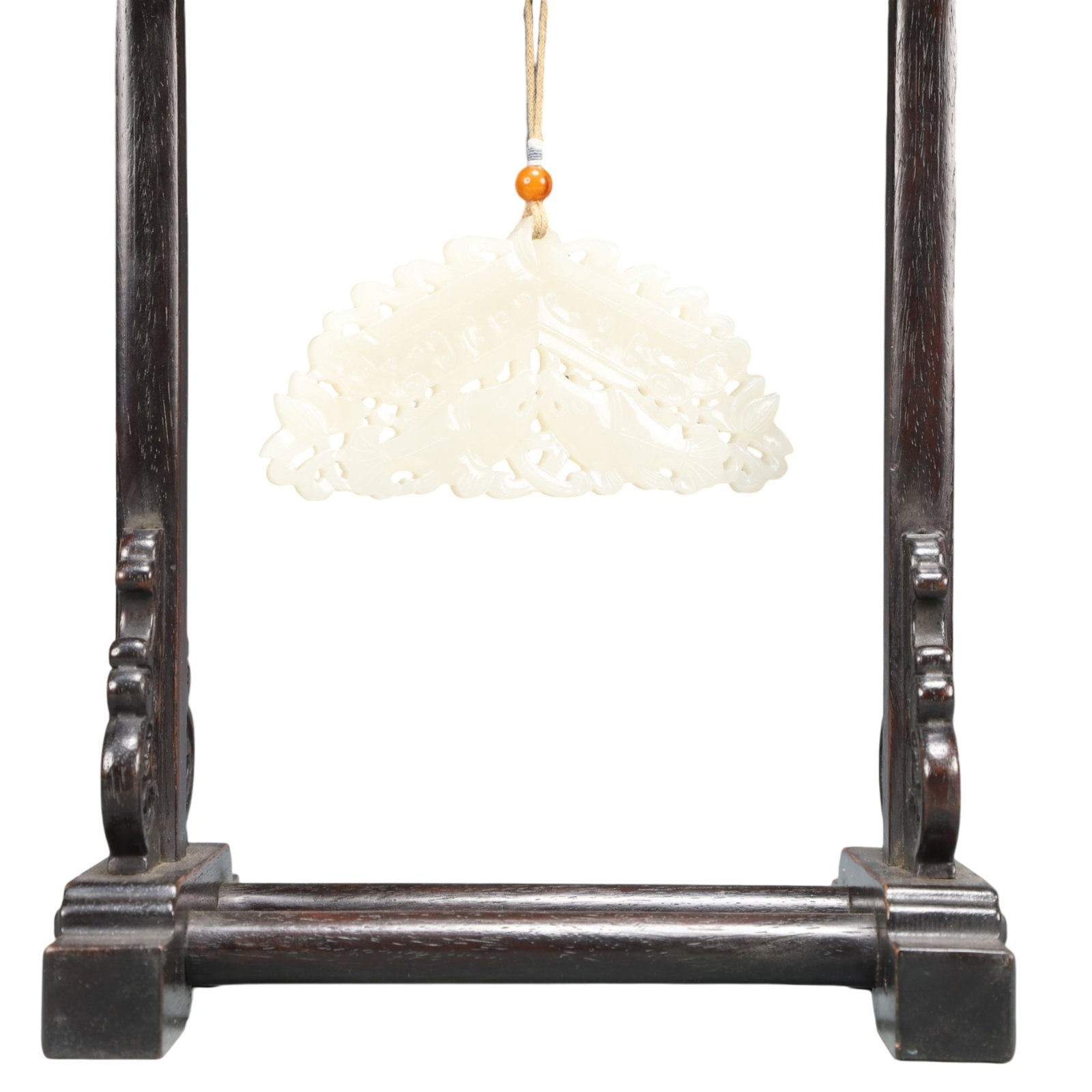 A Precious White Jade Dragon Pattern Ornament - 3