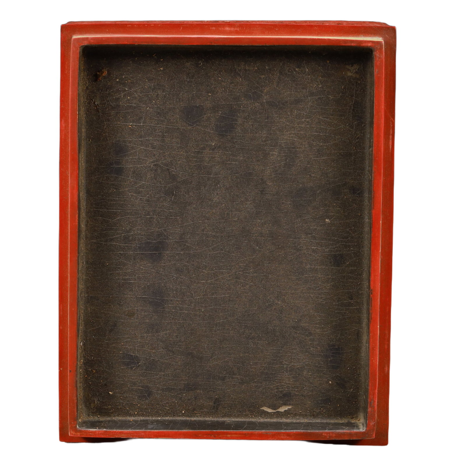A Craved Red Lacquer Auspicious Cloud and Dragon Pattern Box - 11