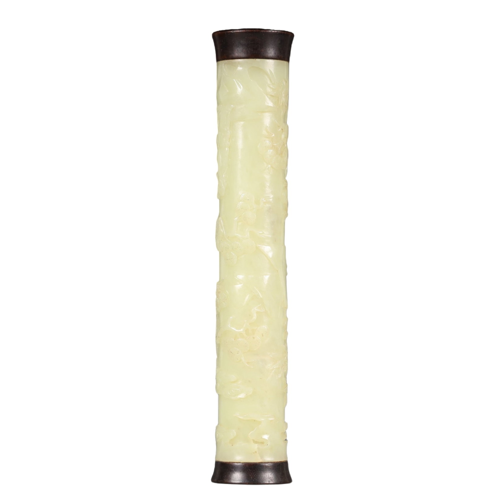 A Precious White Jade Pine Pattern Ornament - 2