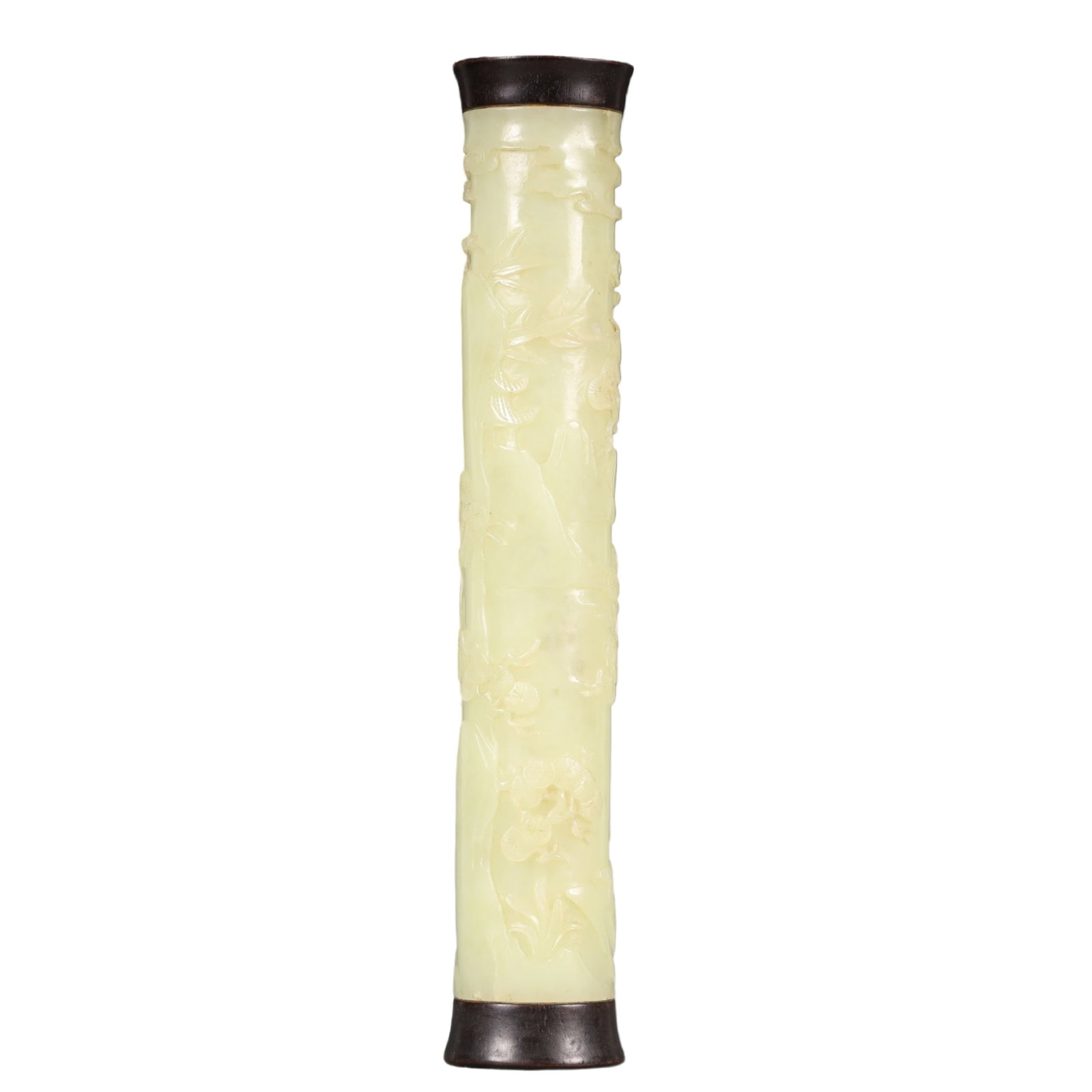 A Precious White Jade Pine Pattern Ornament - 5
