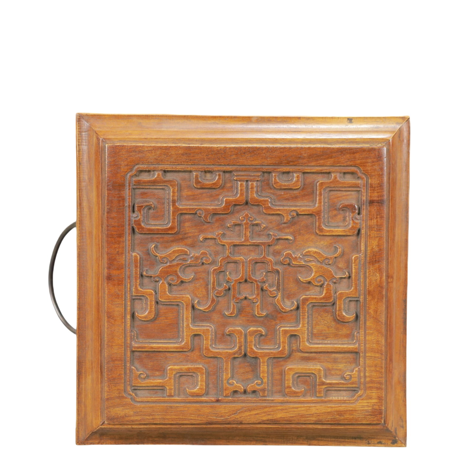 An Exquisite Boxwood Dragon Pattern Box - 5