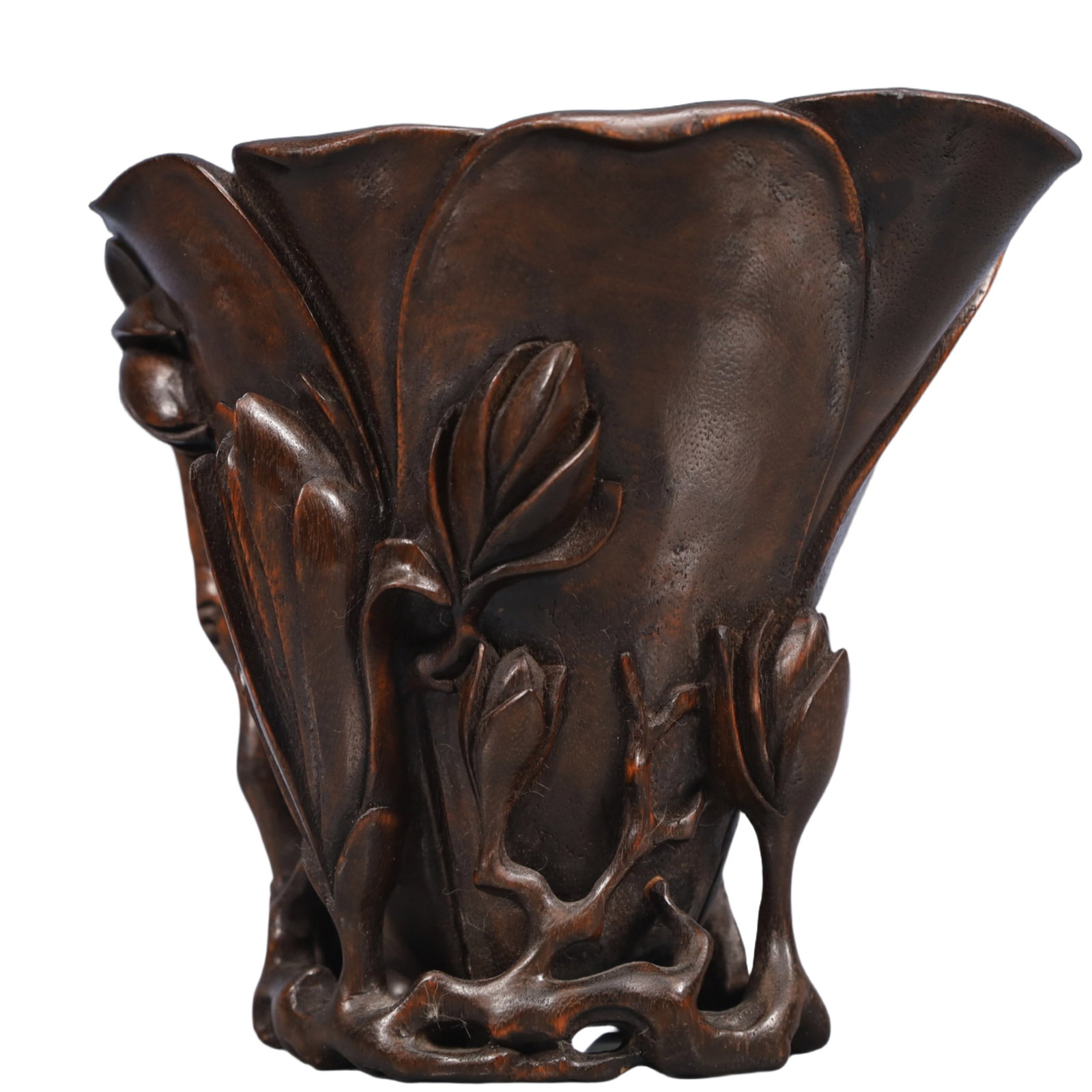 An Exquisite Eaglewood Flower Pattern Cup - 2