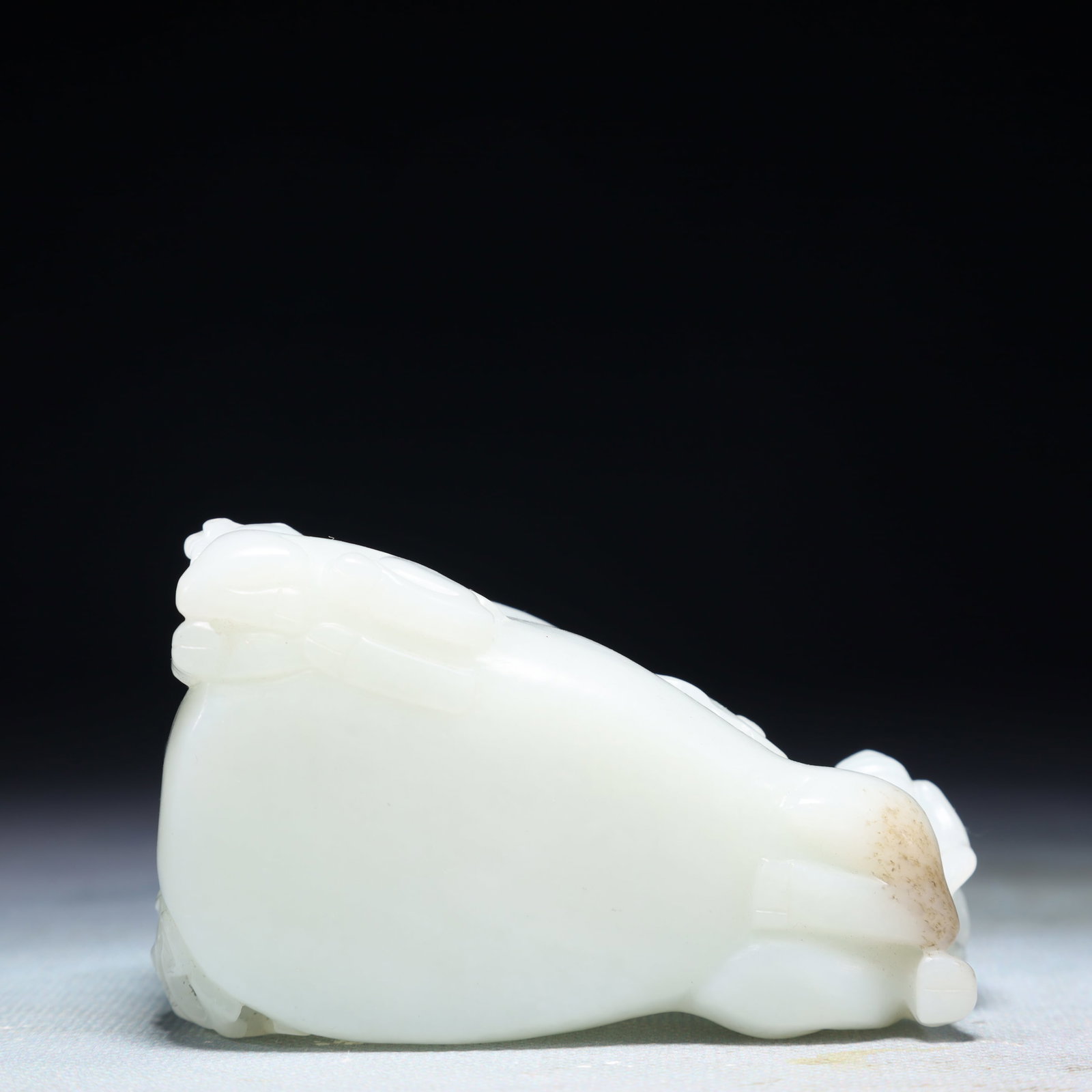 An Exquisite White Jade Sheep Pattern Cup - 8