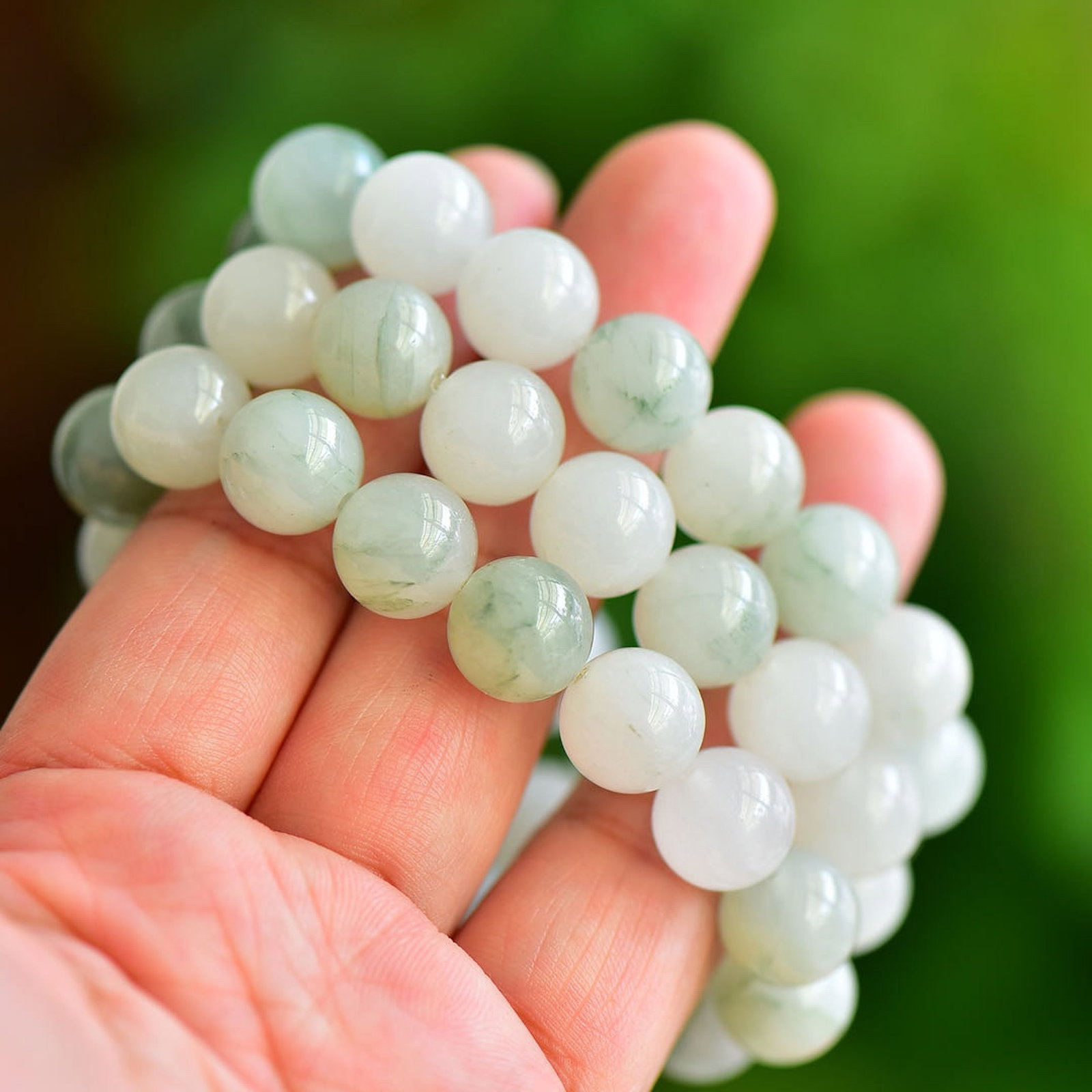An Exquisite White Jade Bracelets - 5