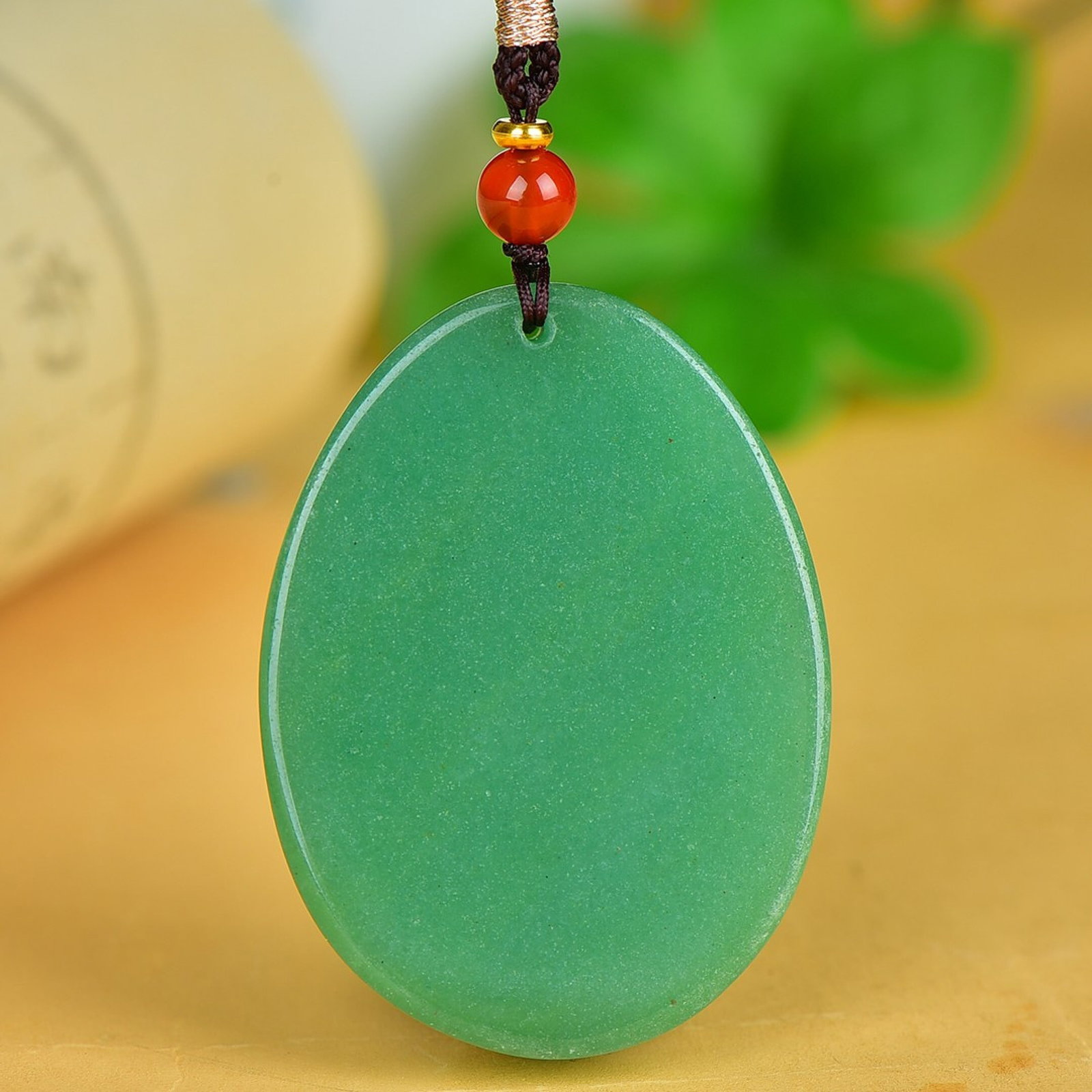 An Exquisite Jasper Dragon Pattern Pendant - 5