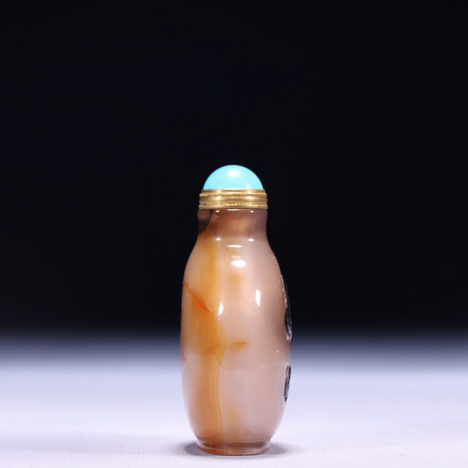 An Exquisite Agate Beast Pattern Snuff Bottle - 4