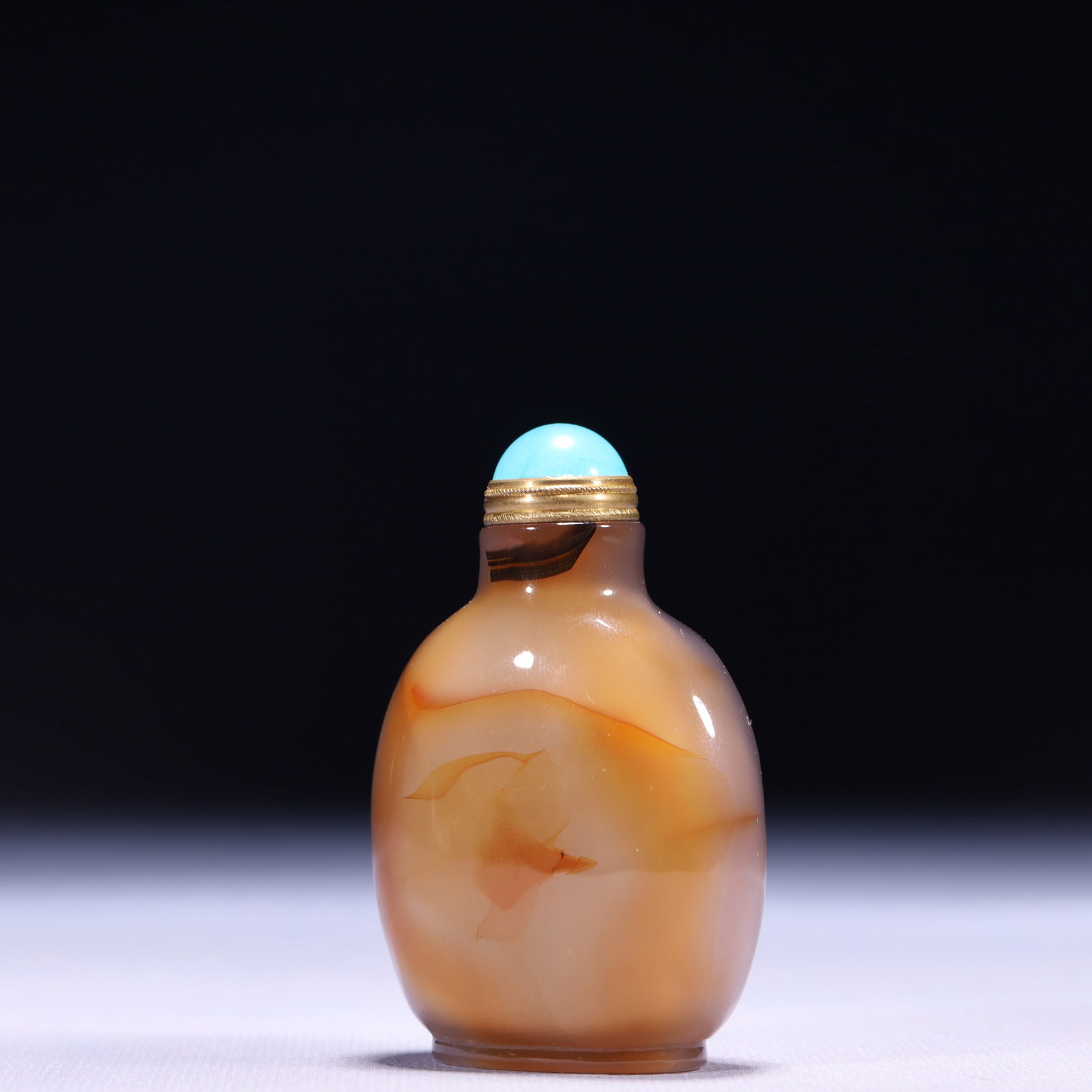 An Exquisite Agate Beast Pattern Snuff Bottle - 5