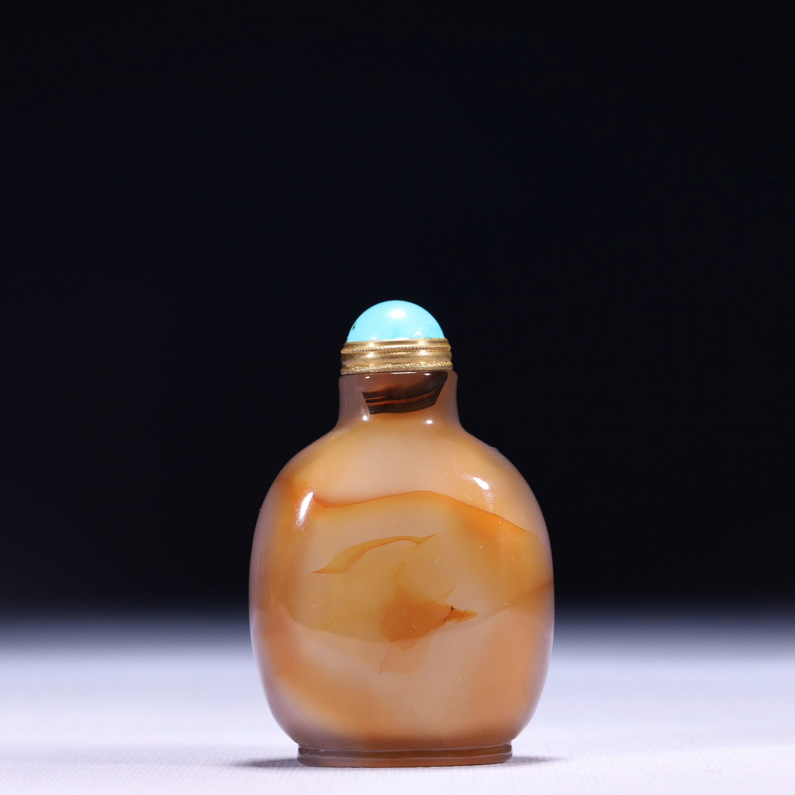 An Exquisite Agate Beast Pattern Snuff Bottle - 6
