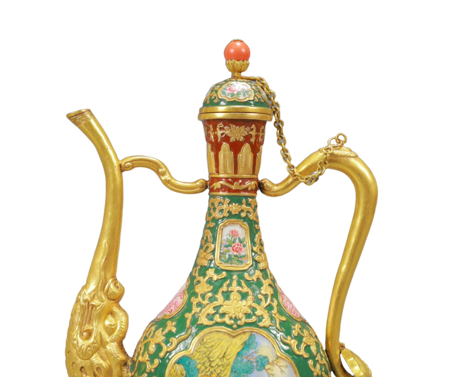 An Exquisite Painted Enamel Figure Pattern Ewer - 2