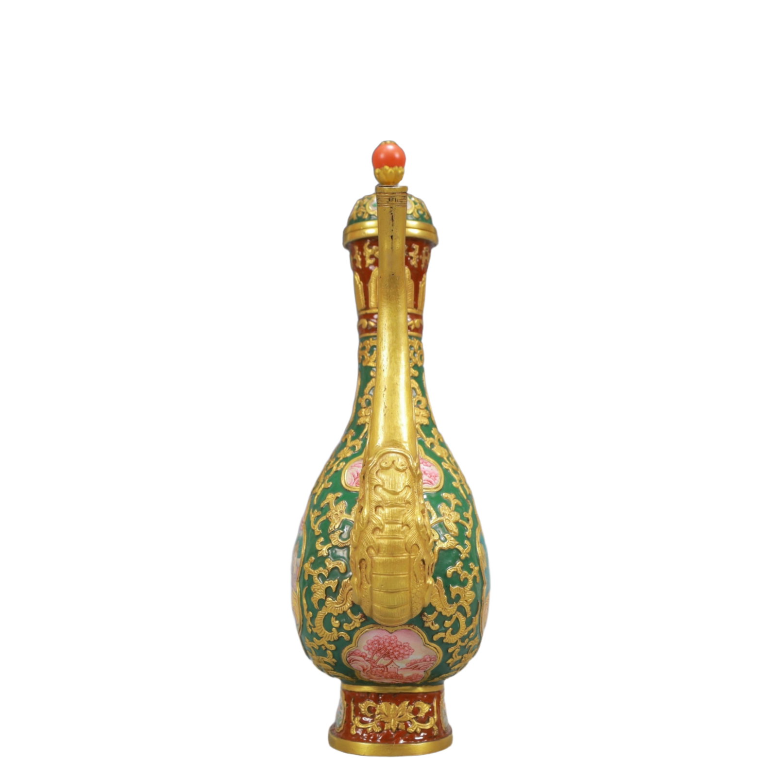 An Exquisite Painted Enamel Figure Pattern Ewer - 9