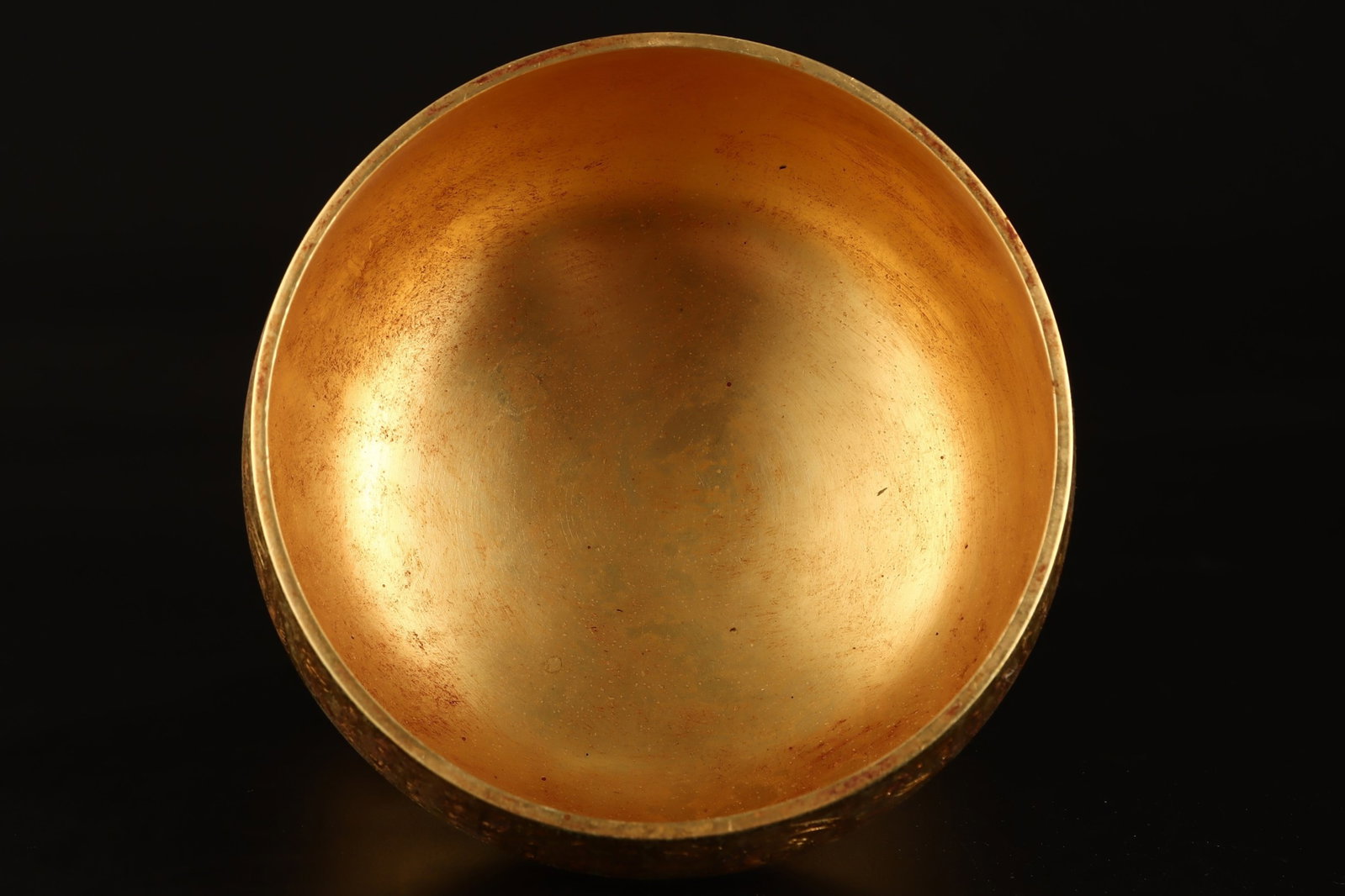 An Exquisite Gilt Bronze Buddha Statue Pattern Basin,With Scriptures - 8